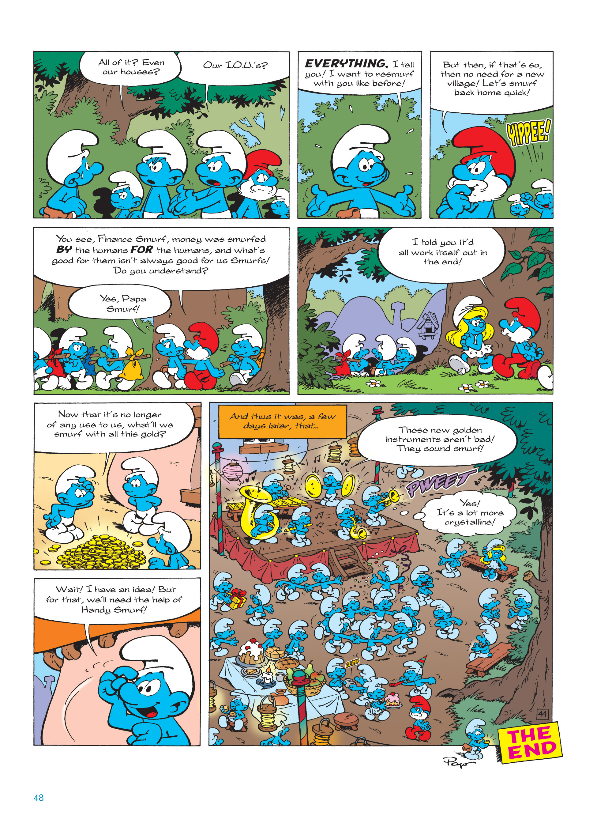 Read online The Smurfs comic -  Issue #18 - 48