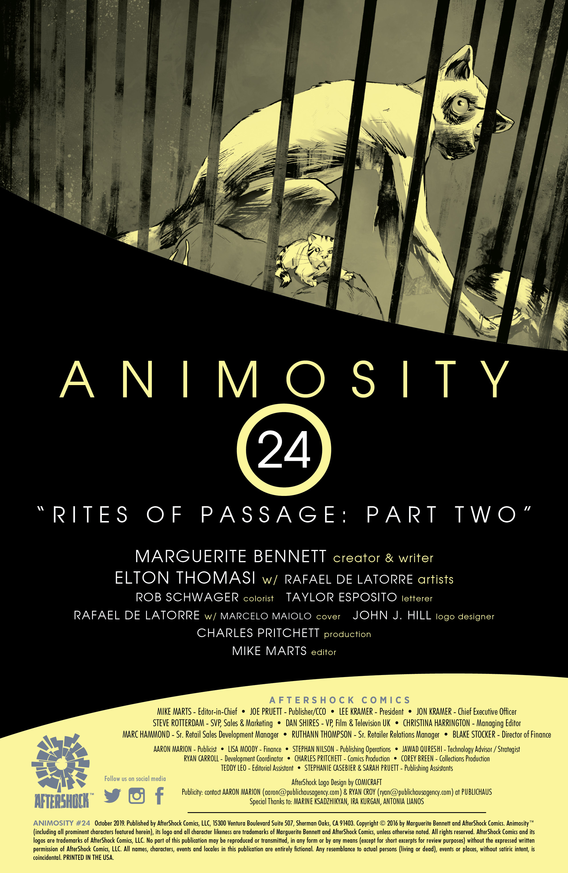 Read online Animosity comic -  Issue #24 - 2