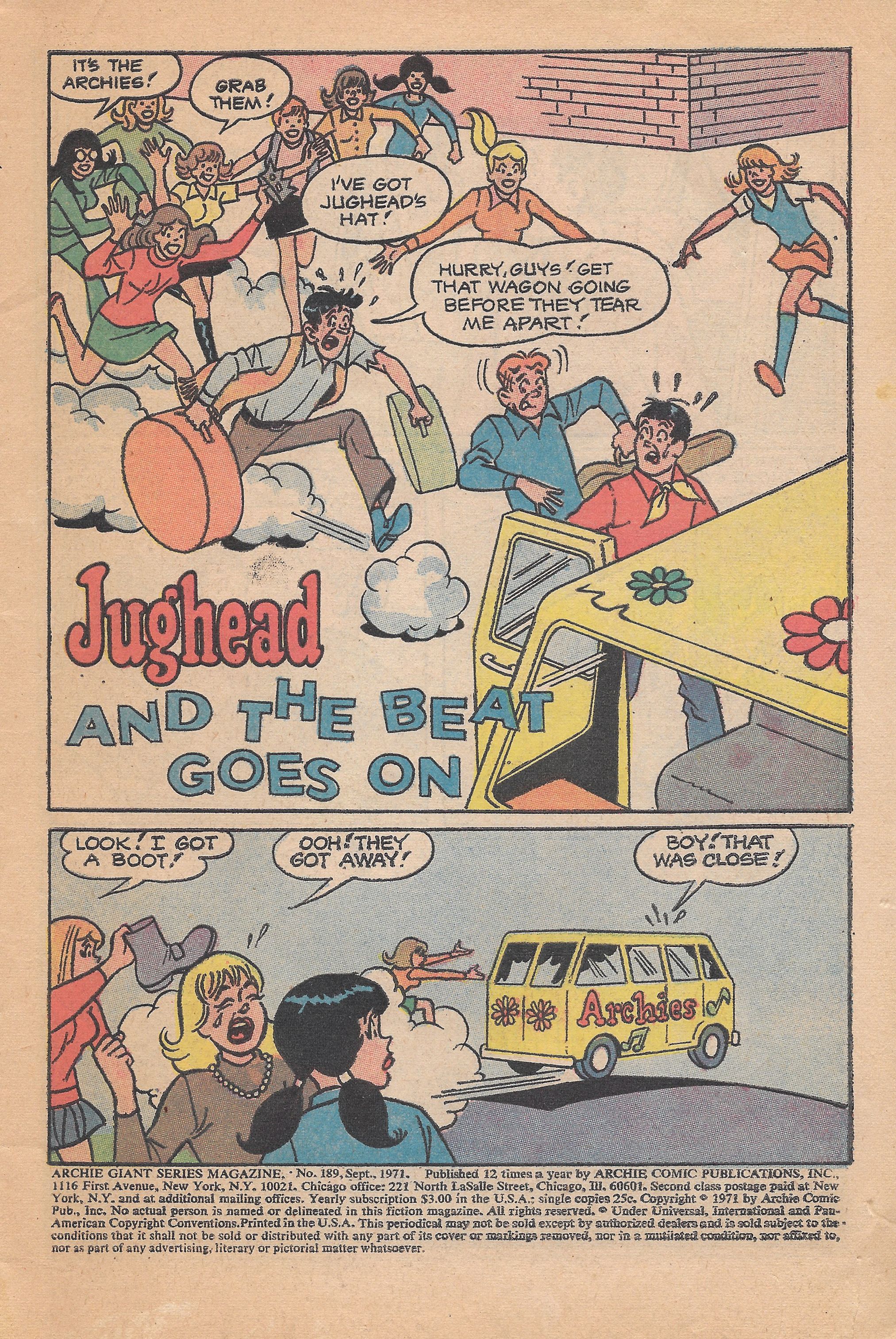 Read online Archie Giant Series Magazine comic -  Issue #189 - 3