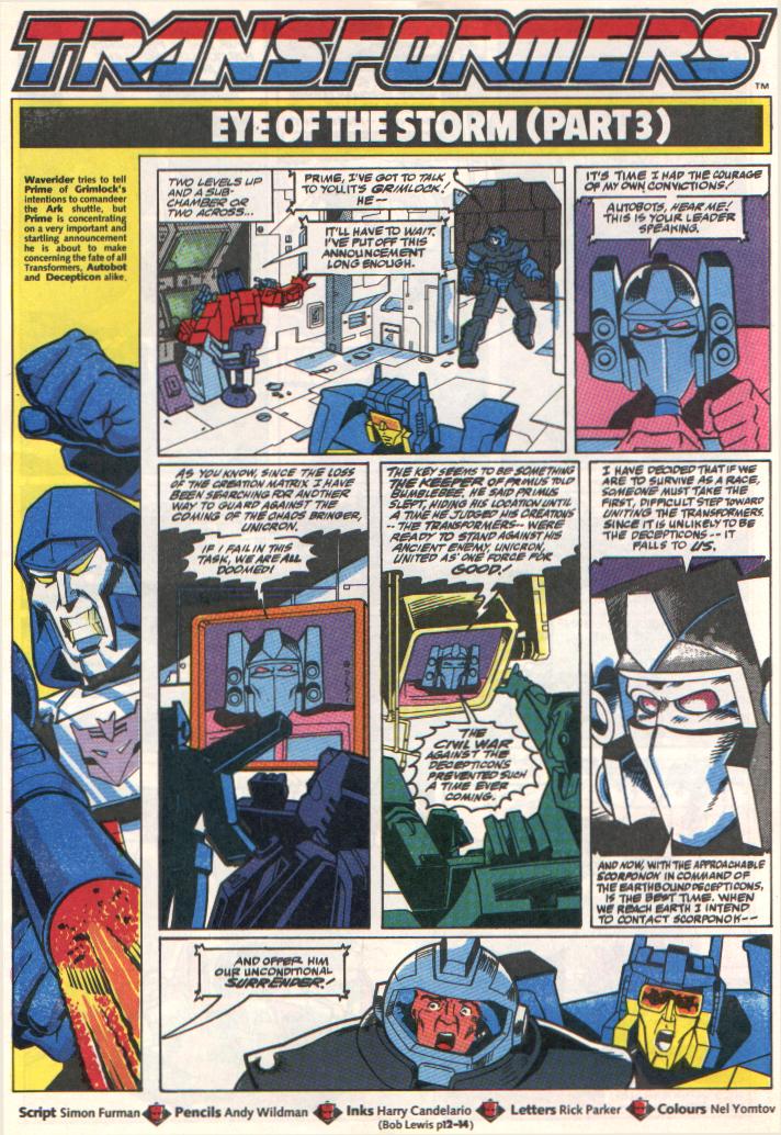 Read online The Transformers (UK) comic -  Issue #308 - 2