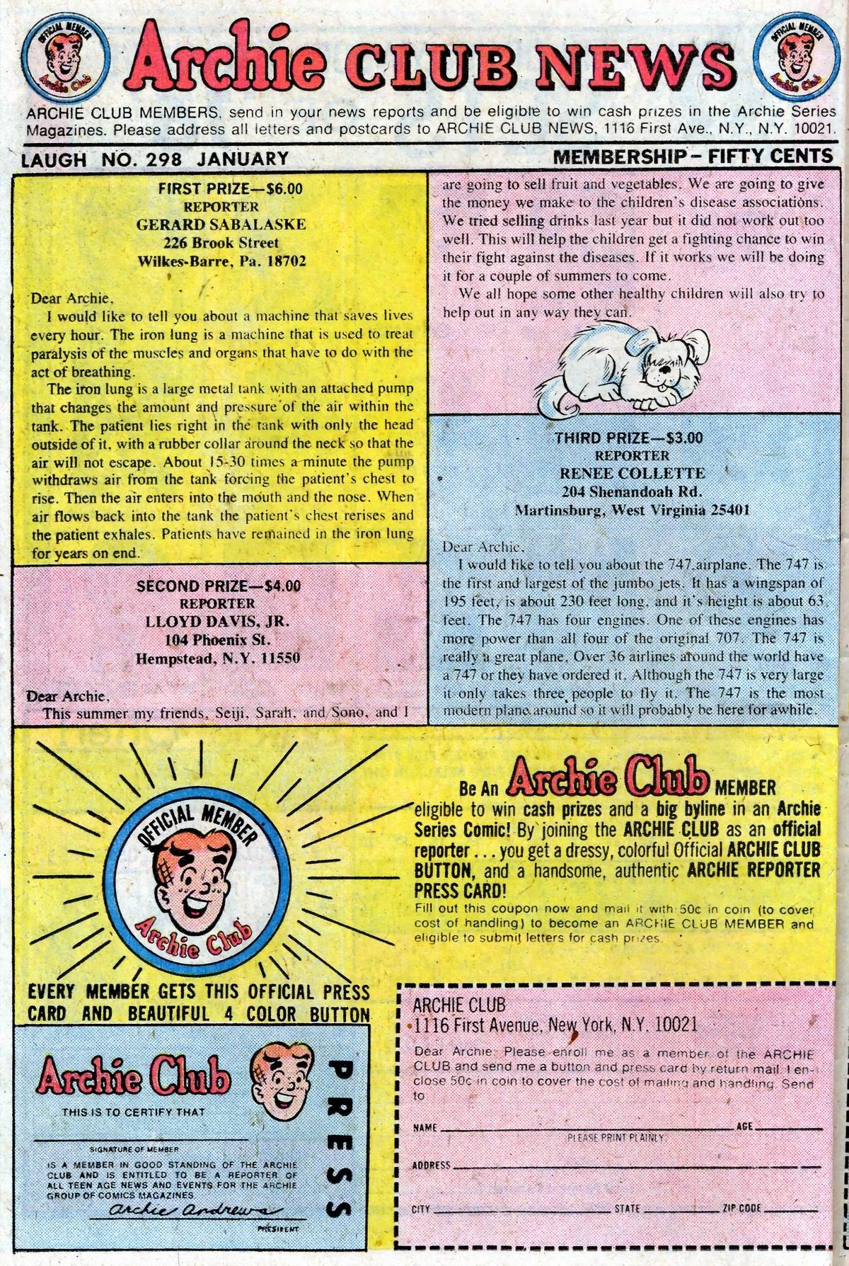 Read online Laugh (Comics) comic -  Issue #298 - 20