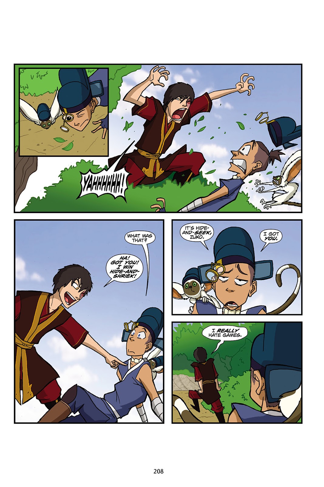 Nickelodeon Avatar: The Last Airbender - The Lost Adventures issue Full - Page 209