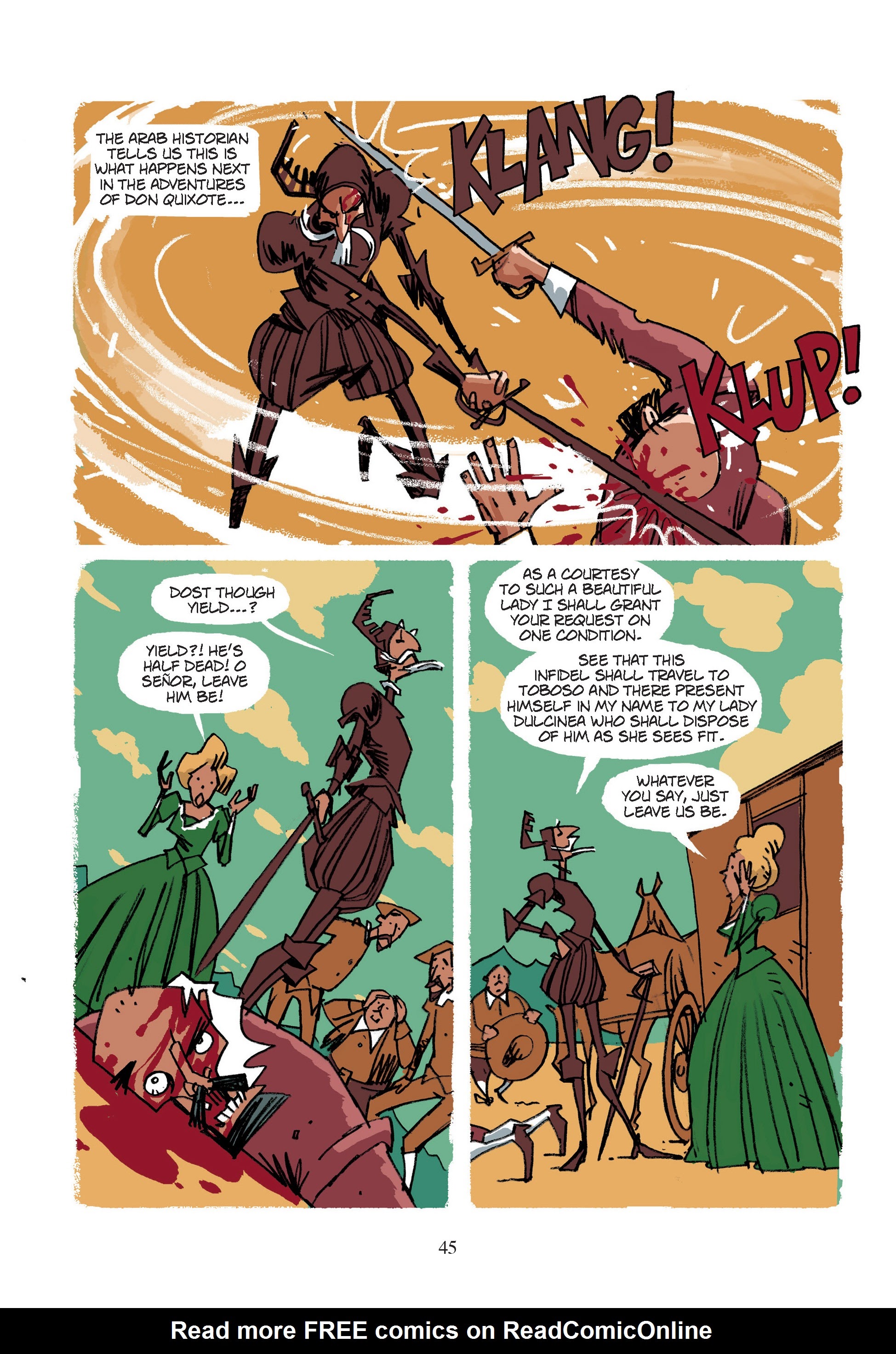 Read online The Complete Don Quixote comic -  Issue # TPB (Part 1) - 44