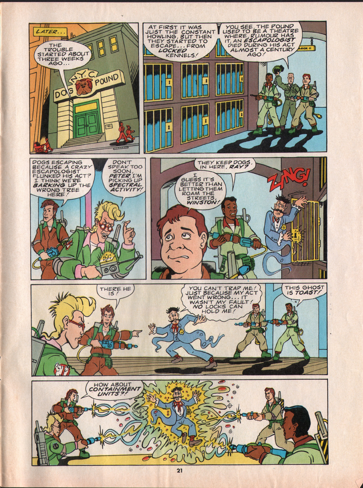 Read online The Real Ghostbusters comic -  Issue #11 - 21