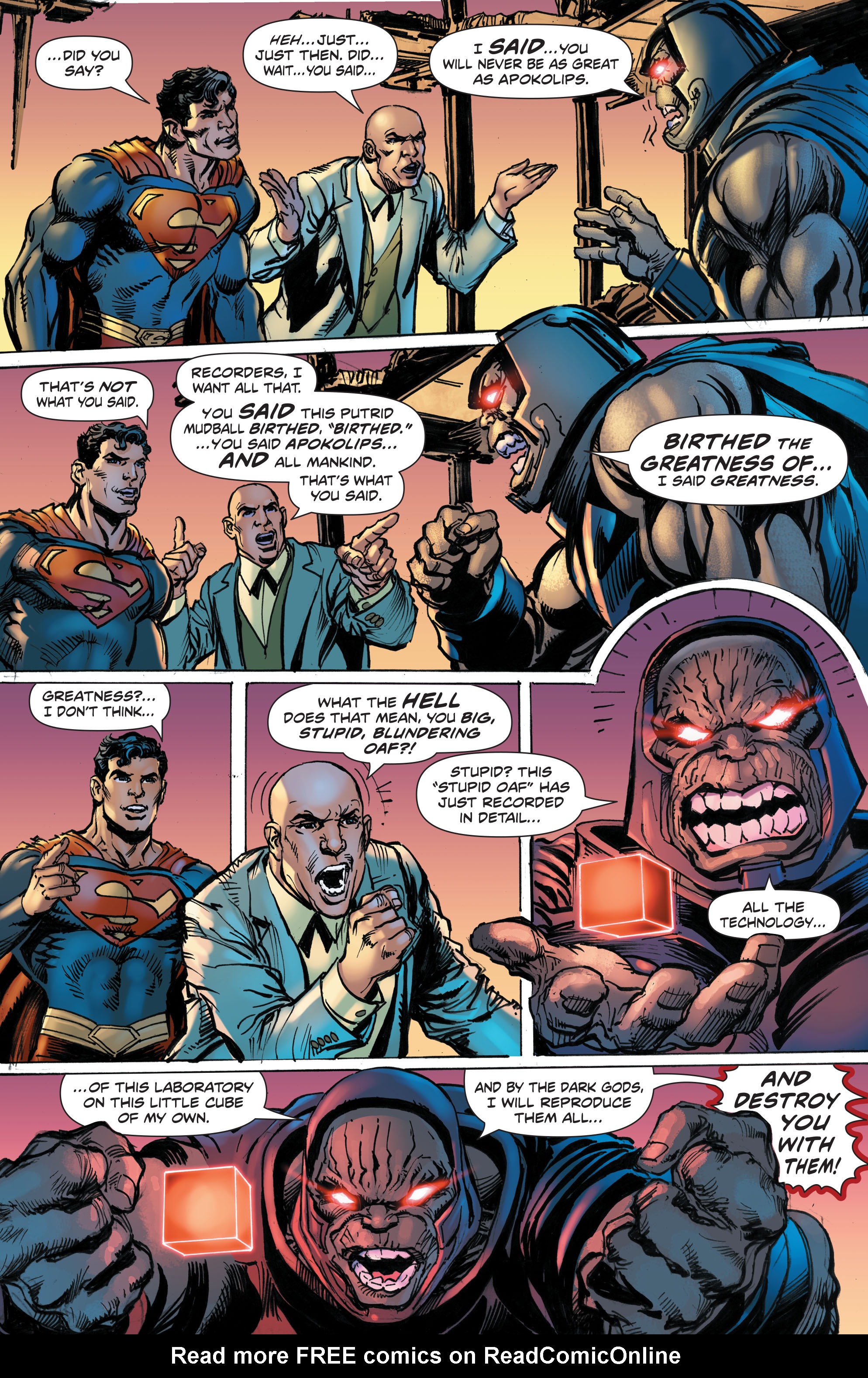 Read online Superman: The Coming of the Supermen comic -  Issue #6 - 6