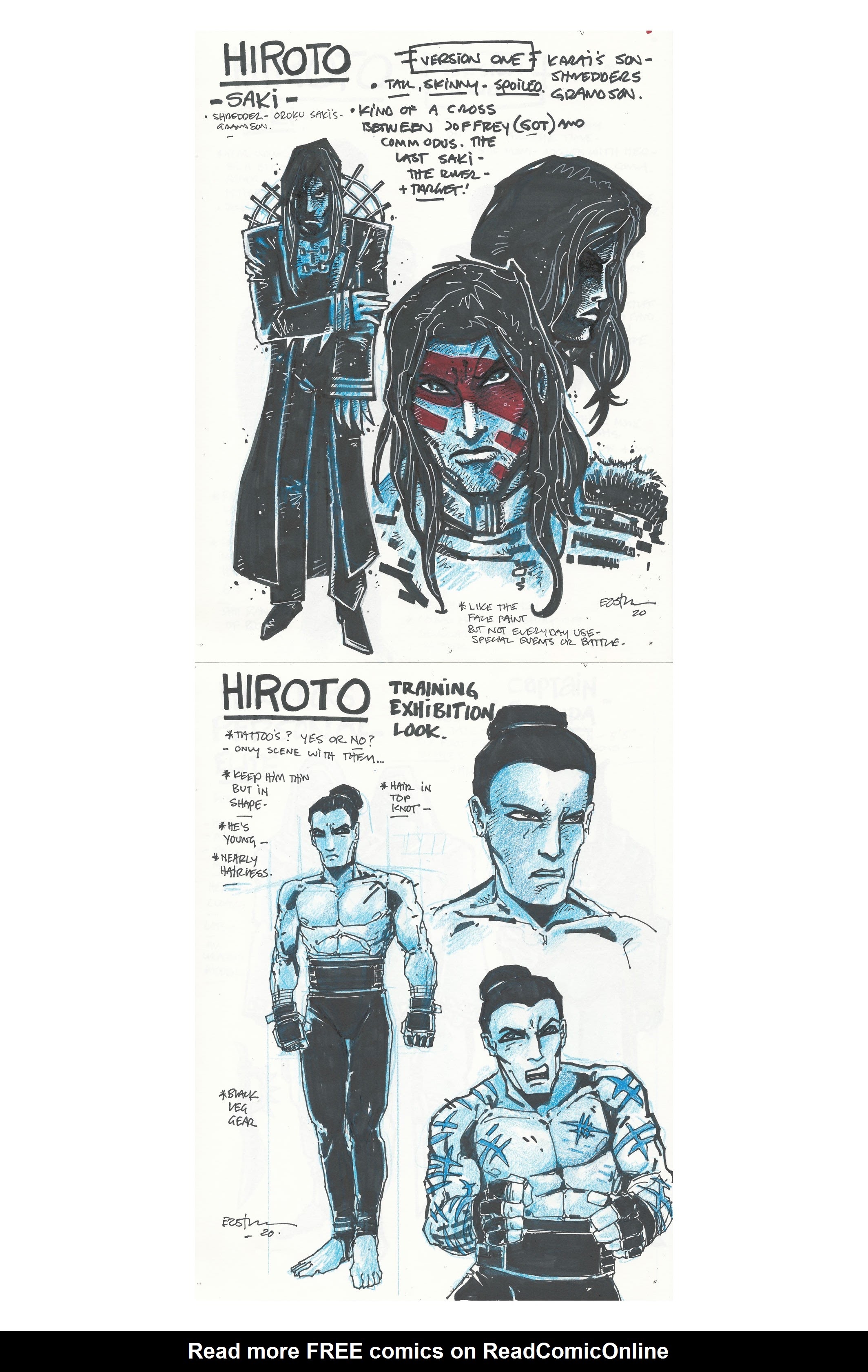 Read online Teenage Mutant Ninja Turtles: The Last Ronin Design Archive comic -  Issue # Full - 9