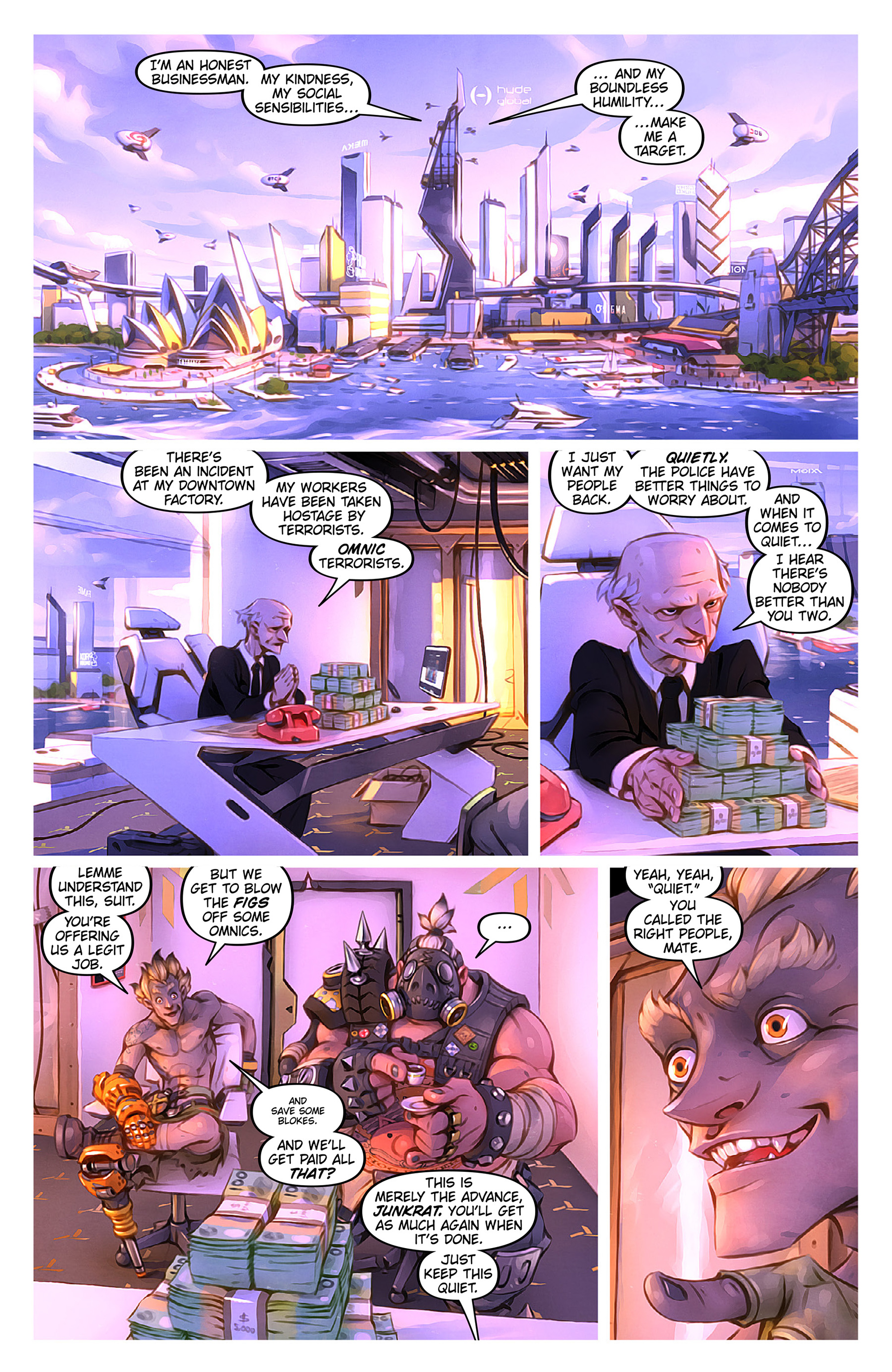 Read online Overwatch comic -  Issue #3 - 3
