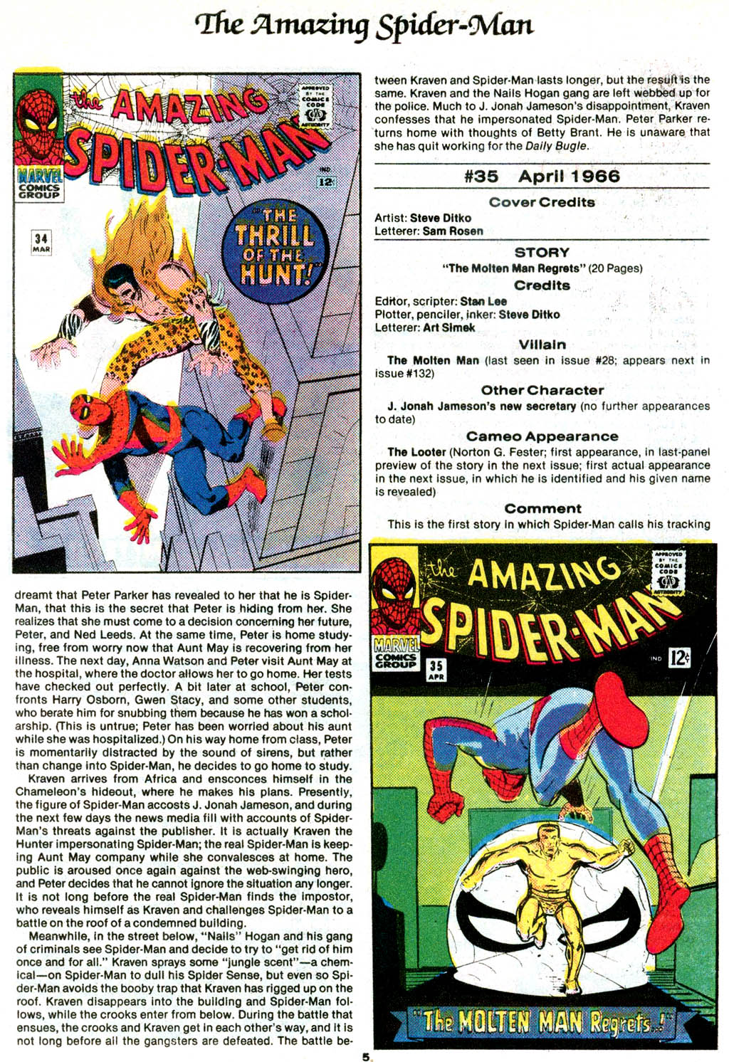 Read online The Official Marvel Index to The Amazing Spider-Man comic -  Issue #2 - 7