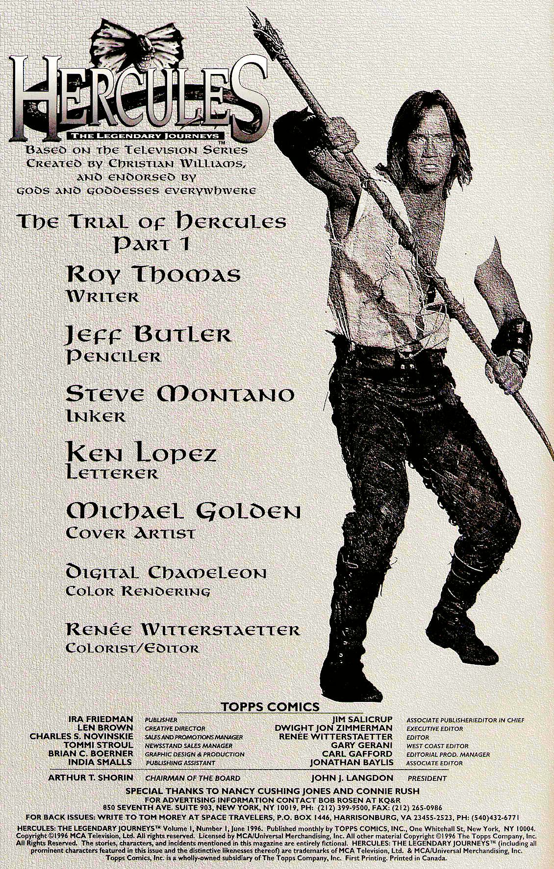 Read online Hercules: The Legendary Journeys comic -  Issue #1 - 2