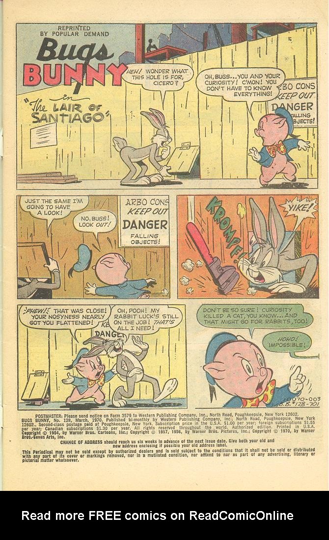 Read online Bugs Bunny comic -  Issue #128 - 2