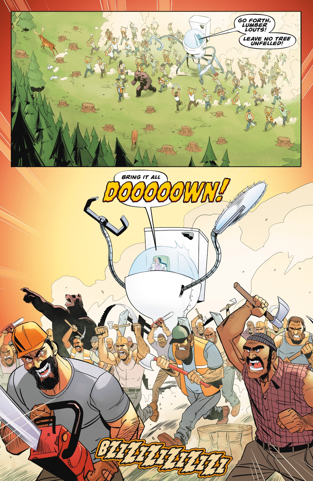 Read online Shirtless Bear-Fighter! comic -  Issue #4 - 12