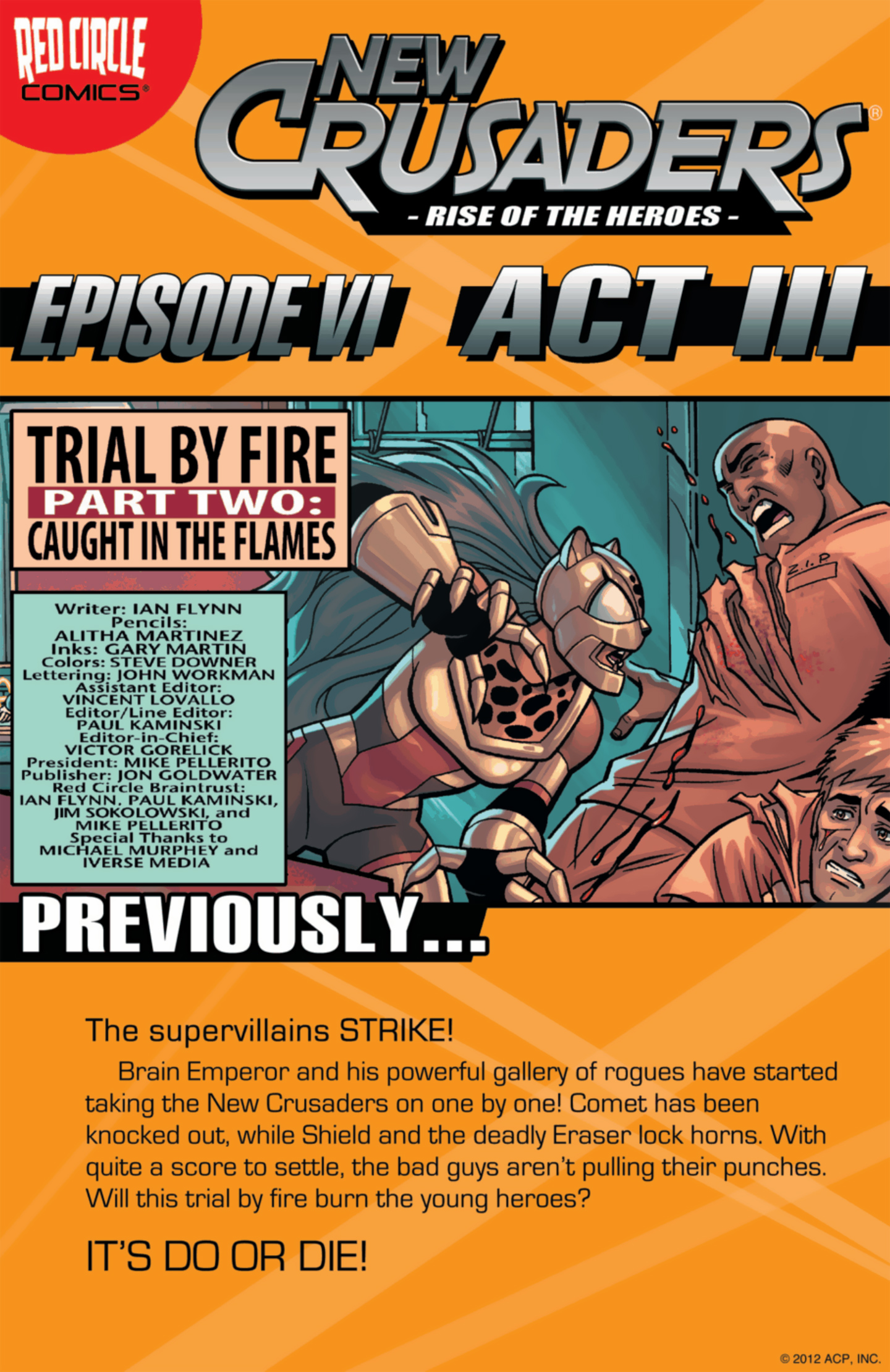 Read online New Crusaders: Rise Of The Heroes comic -  Issue #6 - Act III - 1