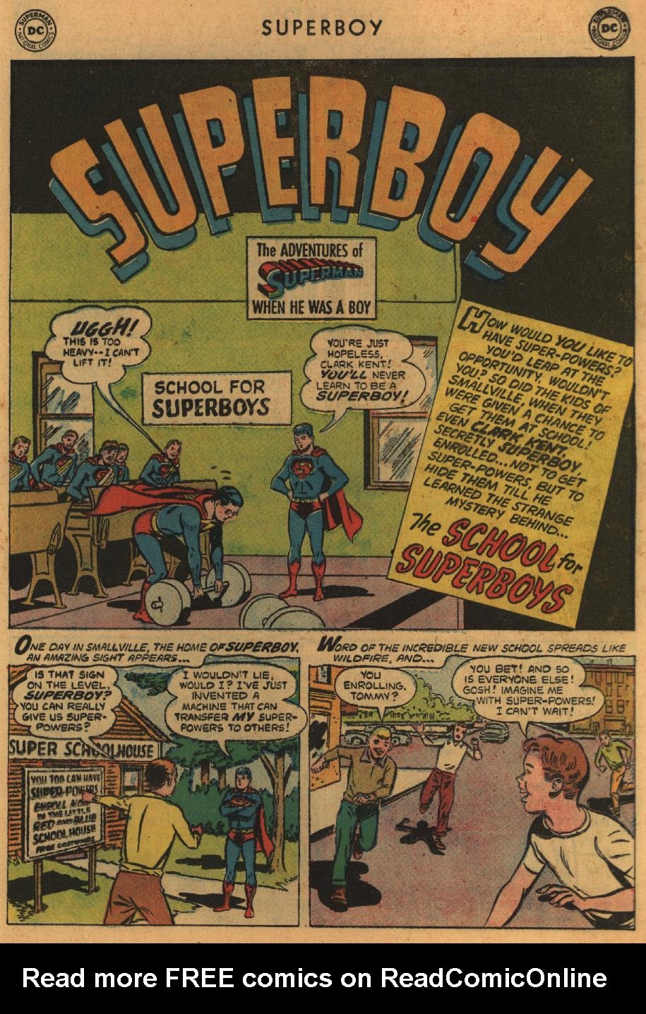 Read online Superboy (1949) comic -  Issue #61 - 21