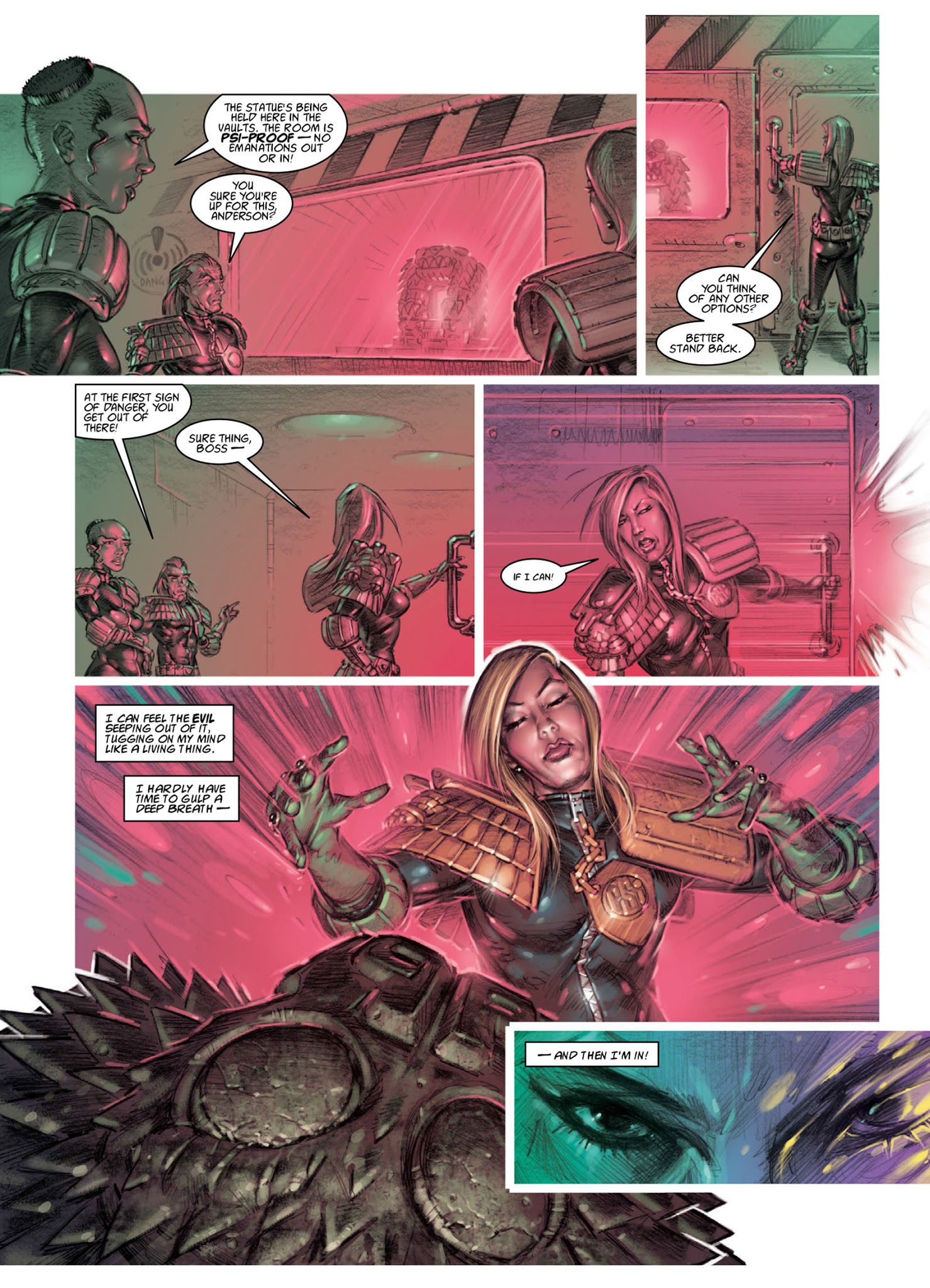 Read online Judge Anderson: The Psi Files comic -  Issue # TPB 5 - 266