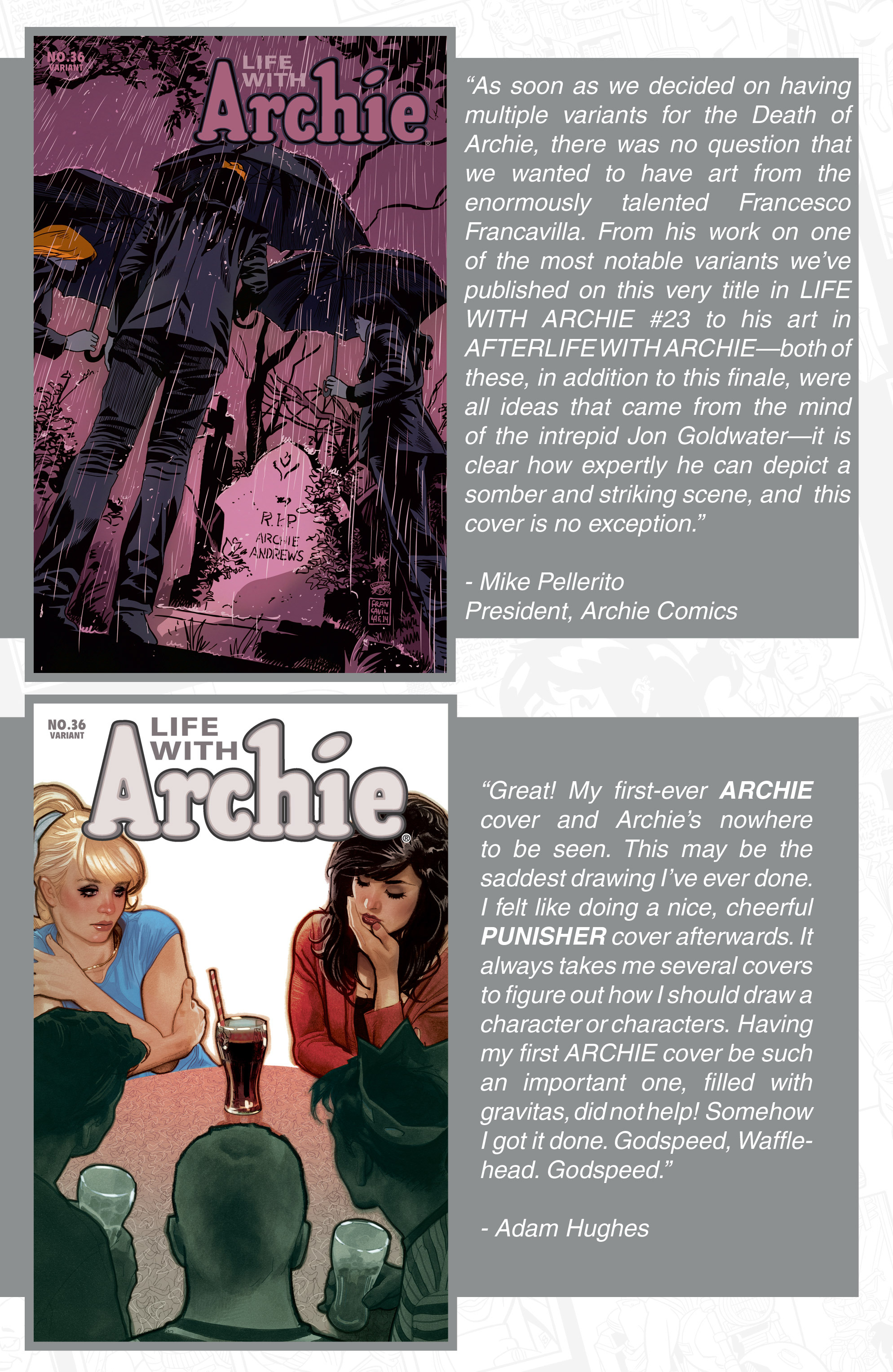 Read online The Death of Archie: A Life Celebrated comic -  Issue # TPB - 121