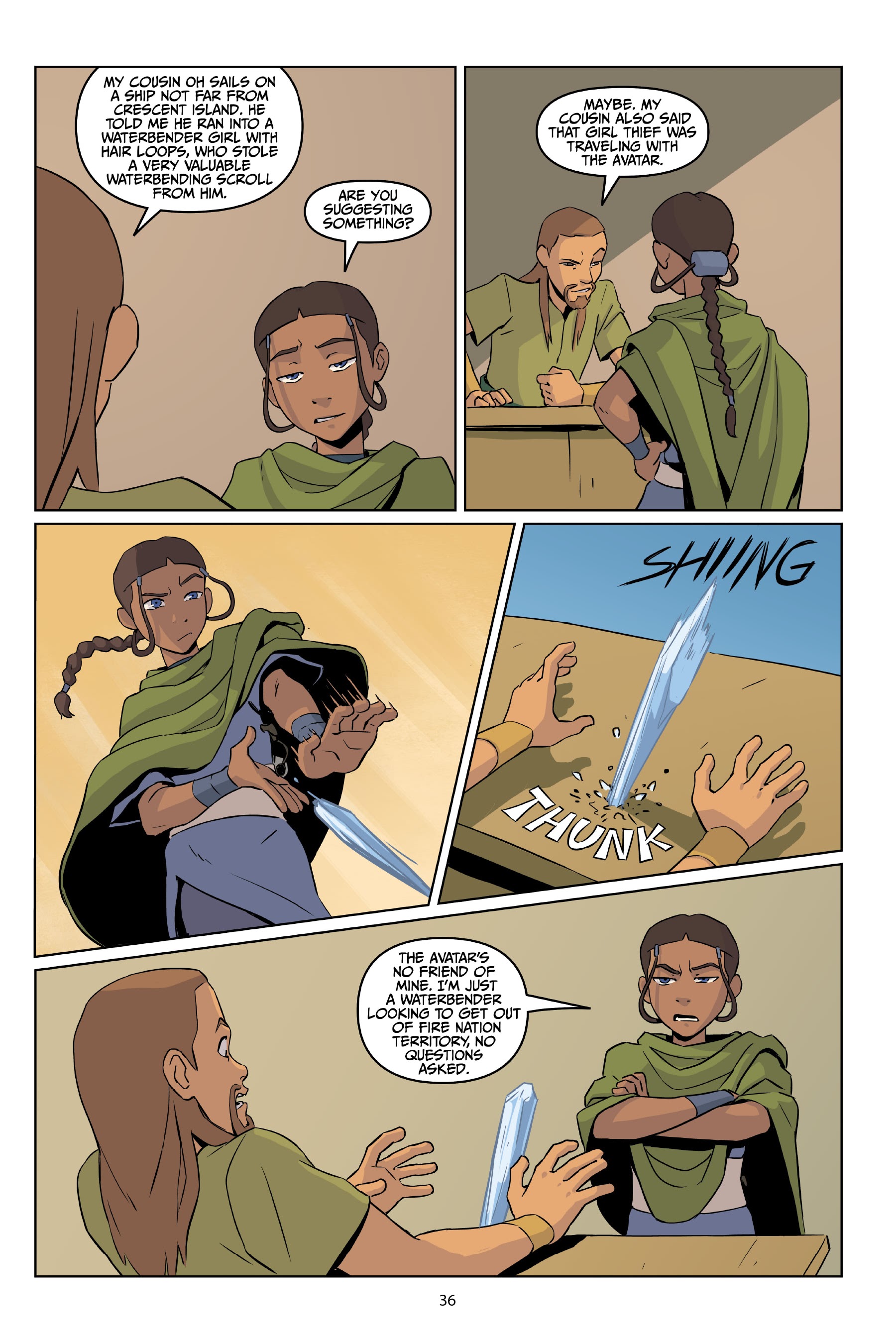 Read online Avatar: The Last Airbender—Katara and the Pirate's Silver comic -  Issue # TPB - 37
