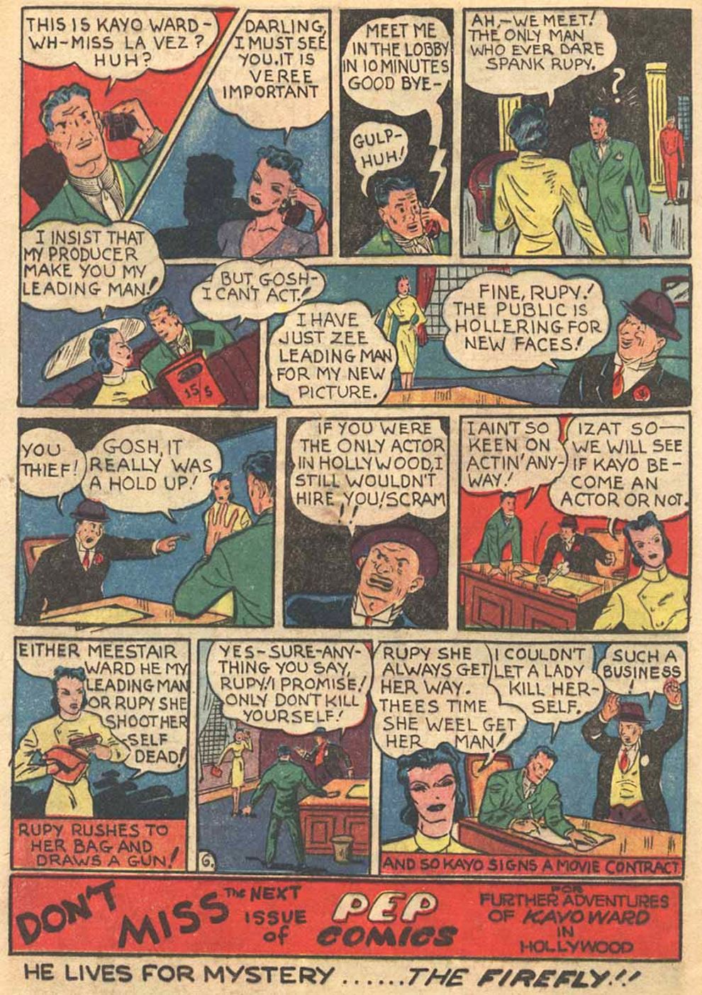 Read online Pep Comics comic -  Issue #7 - 60