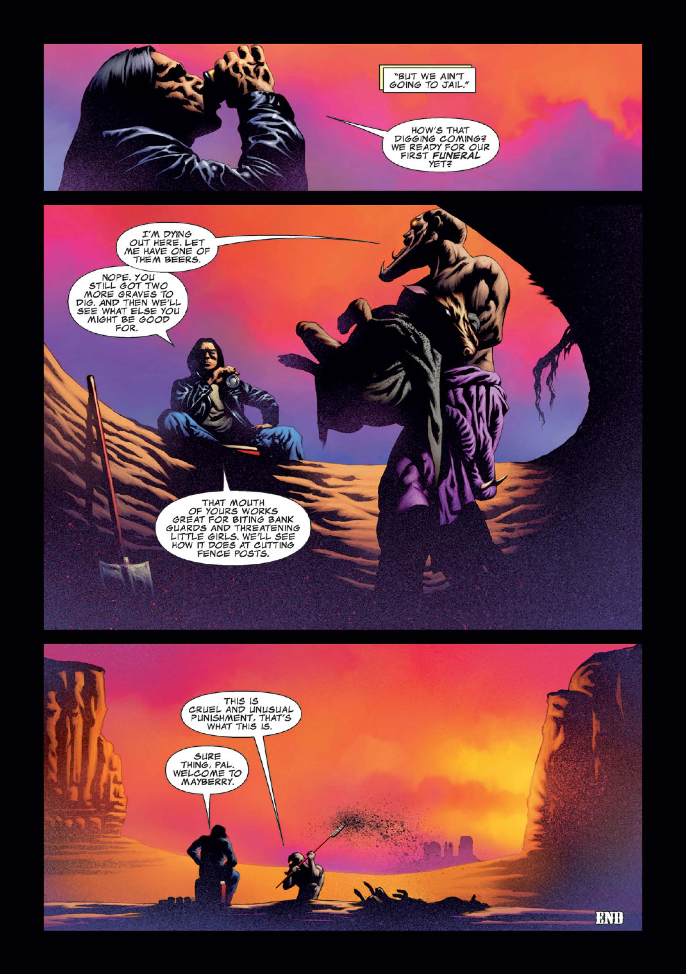 Read online American Eagle: Just A Little Old Fashioned Justice comic -  Issue # Full - 9