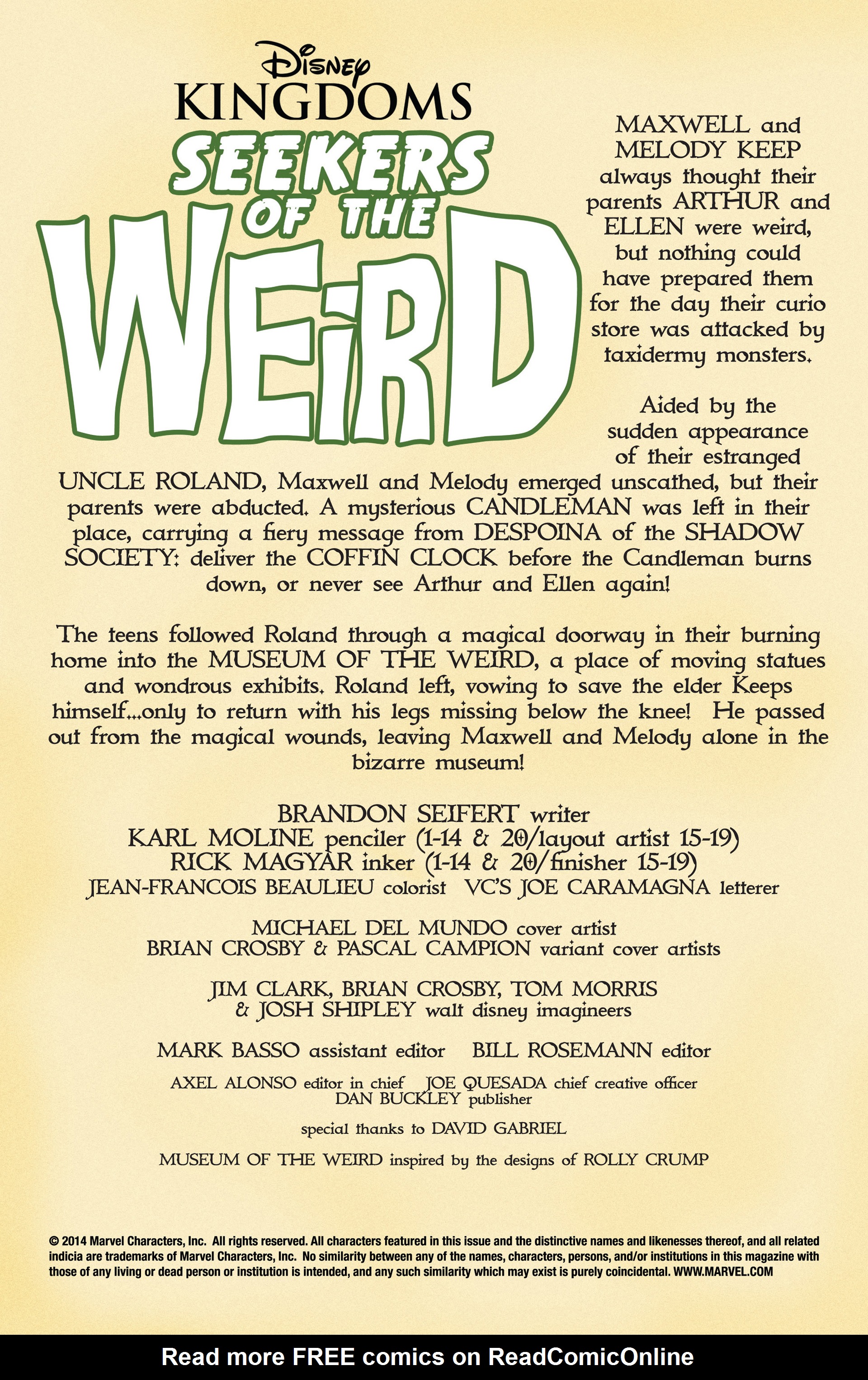 Read online Disney Kingdoms: Seekers of the Weird comic -  Issue #2 - 2