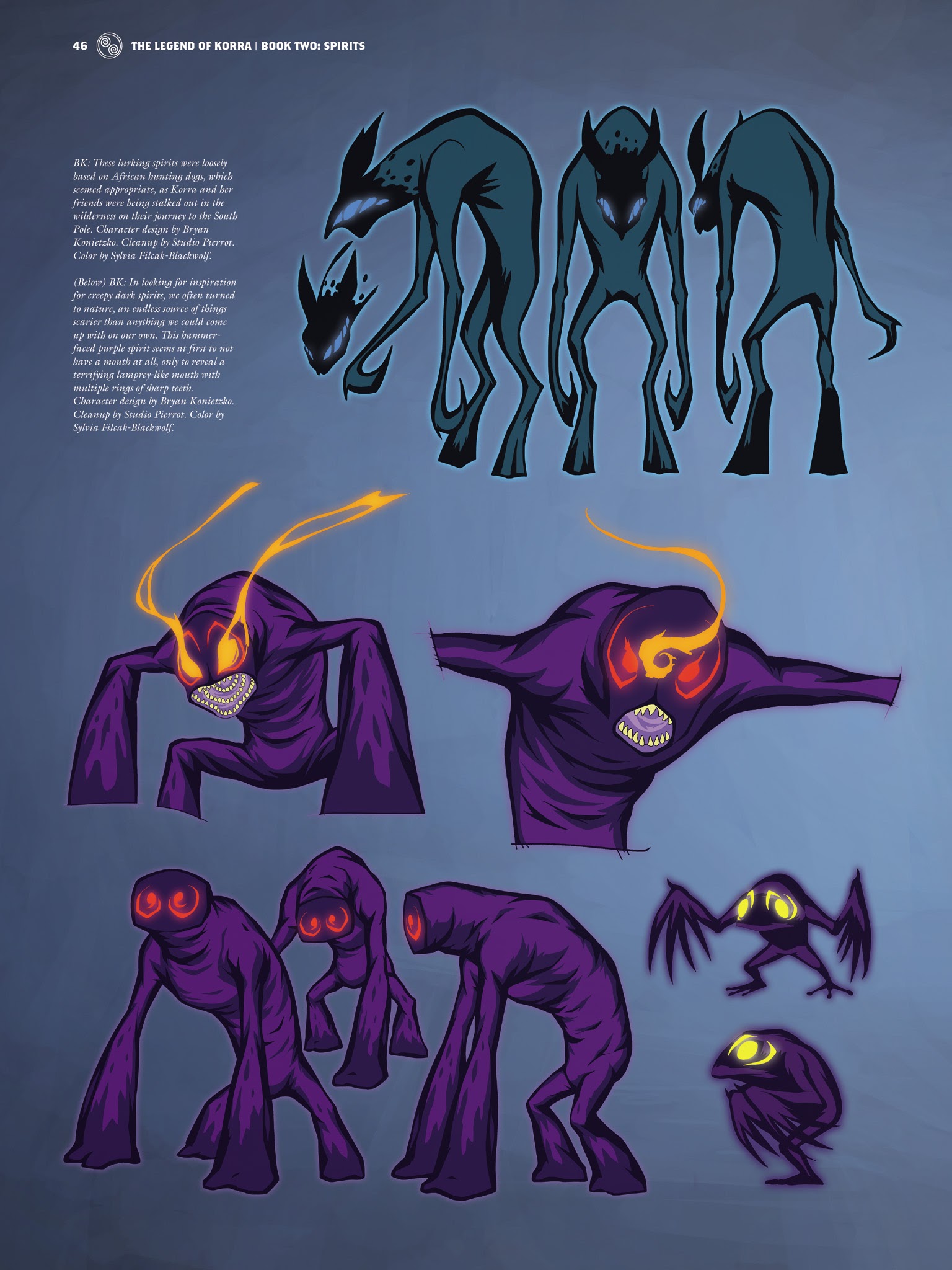 Read online The Legend of Korra: The Art of the Animated Series comic -  Issue # TPB 2 - 44