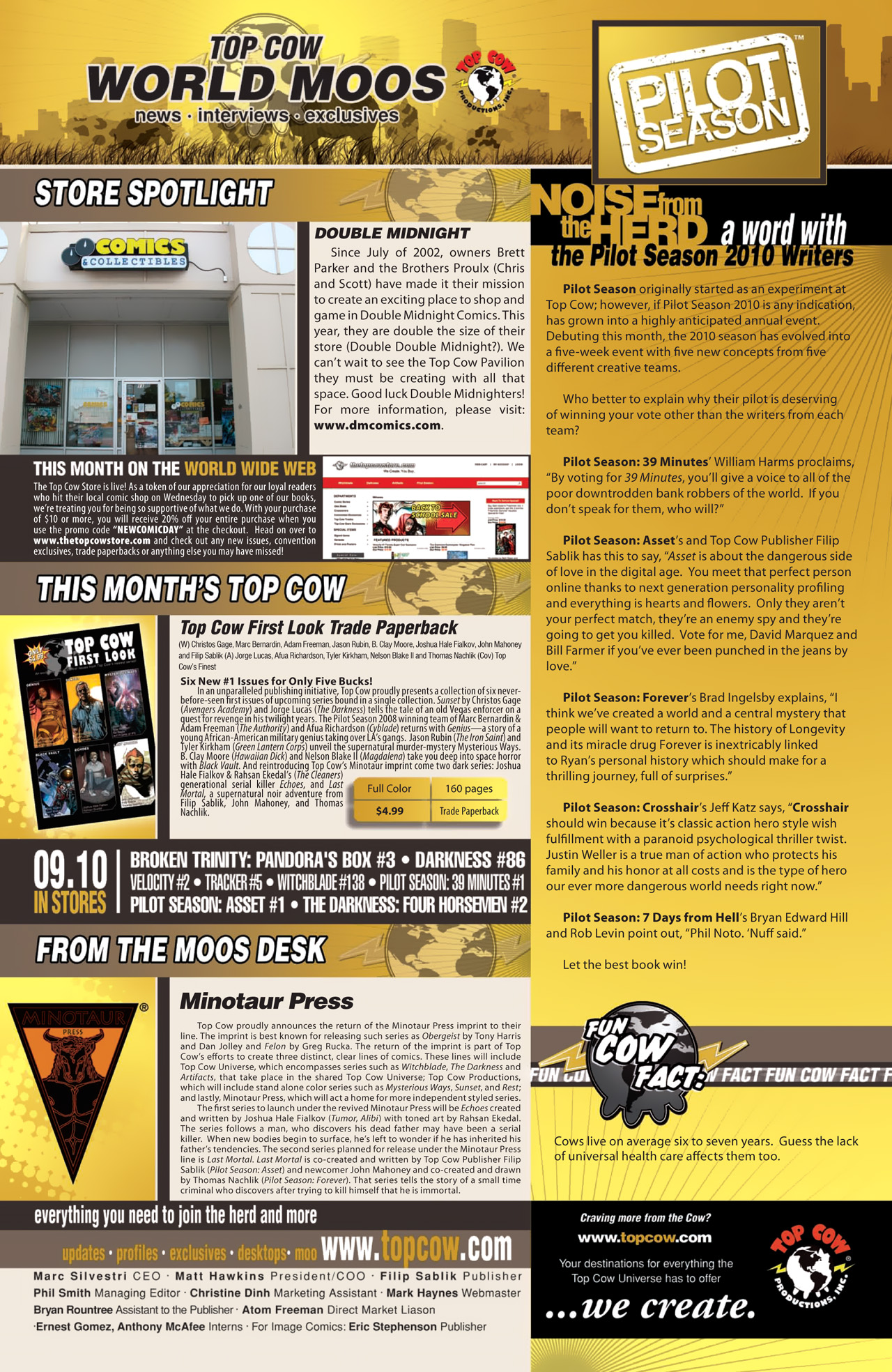 Read online Pilot Season 2010 comic -  Issue # Issue Crosshair - 33