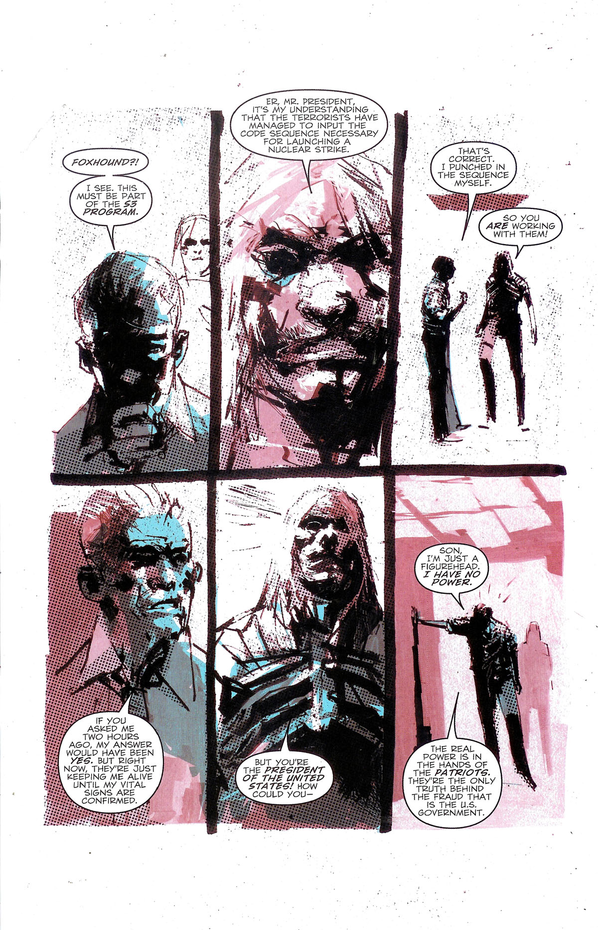 Read online Metal Gear Solid: Sons of Liberty comic -  Issue #7 - 10