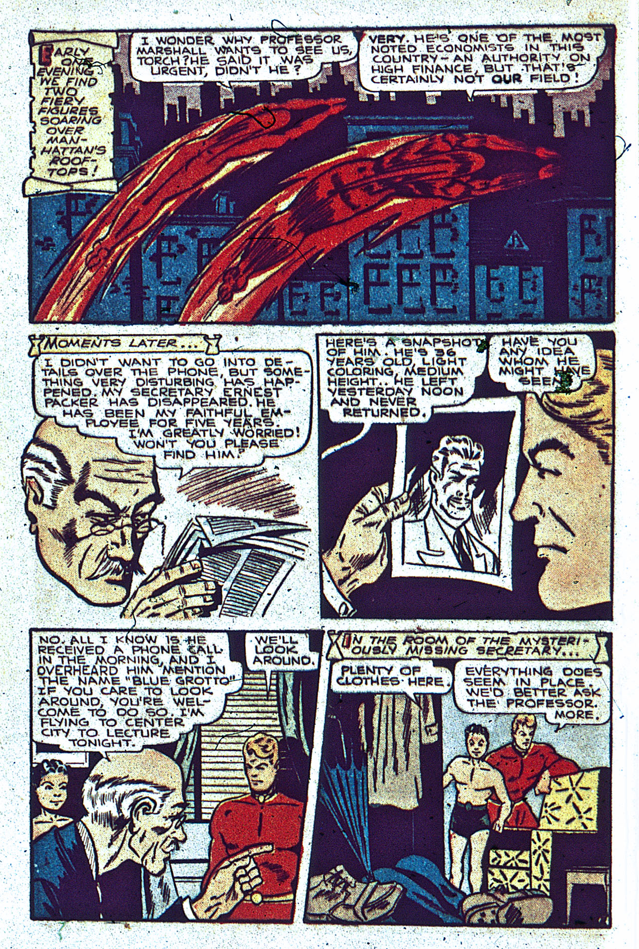 Read online The Human Torch (1940) comic -  Issue #23 - 4