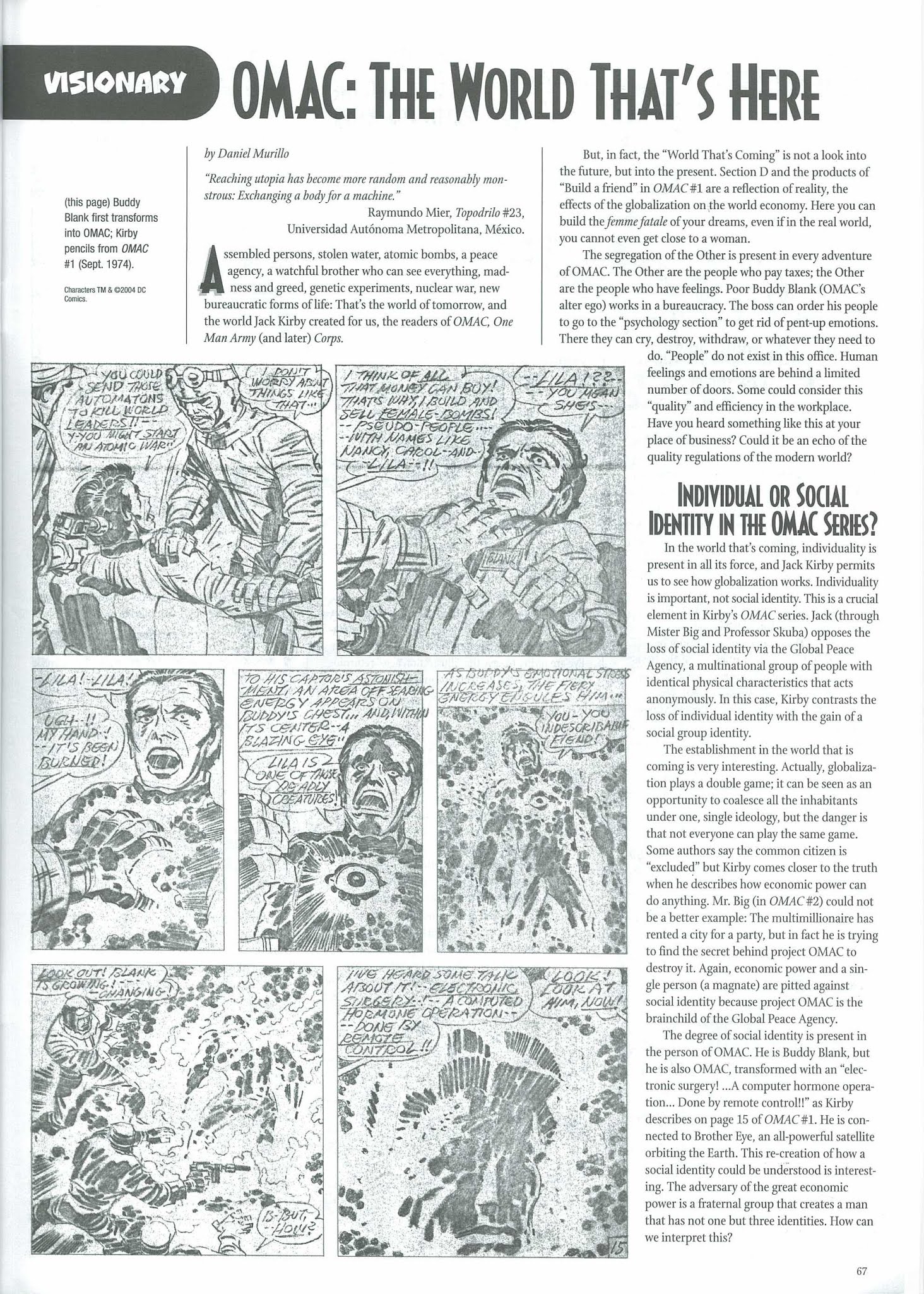 Read online The Jack Kirby Collector comic -  Issue #40 - 69
