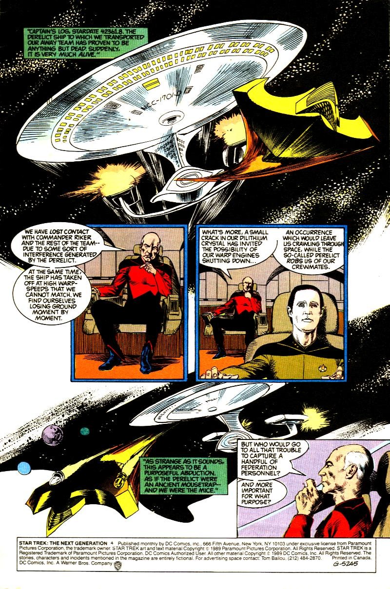Read online Star Trek: The Next Generation (1989) comic -  Issue #4 - 2