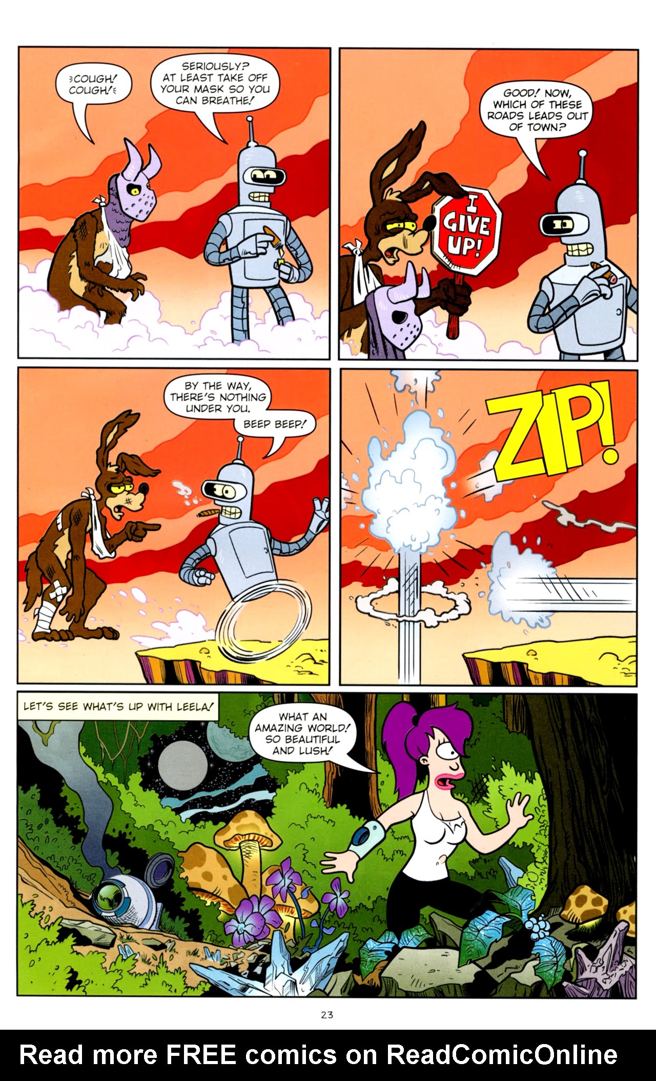 Read online Futurama Comics comic -  Issue #55 - 19