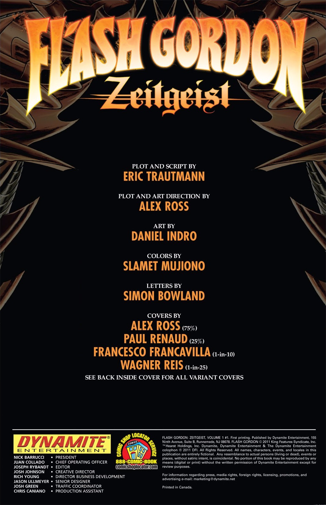 Read online Flash Gordon: Zeitgeist comic -  Issue # TPB - 9