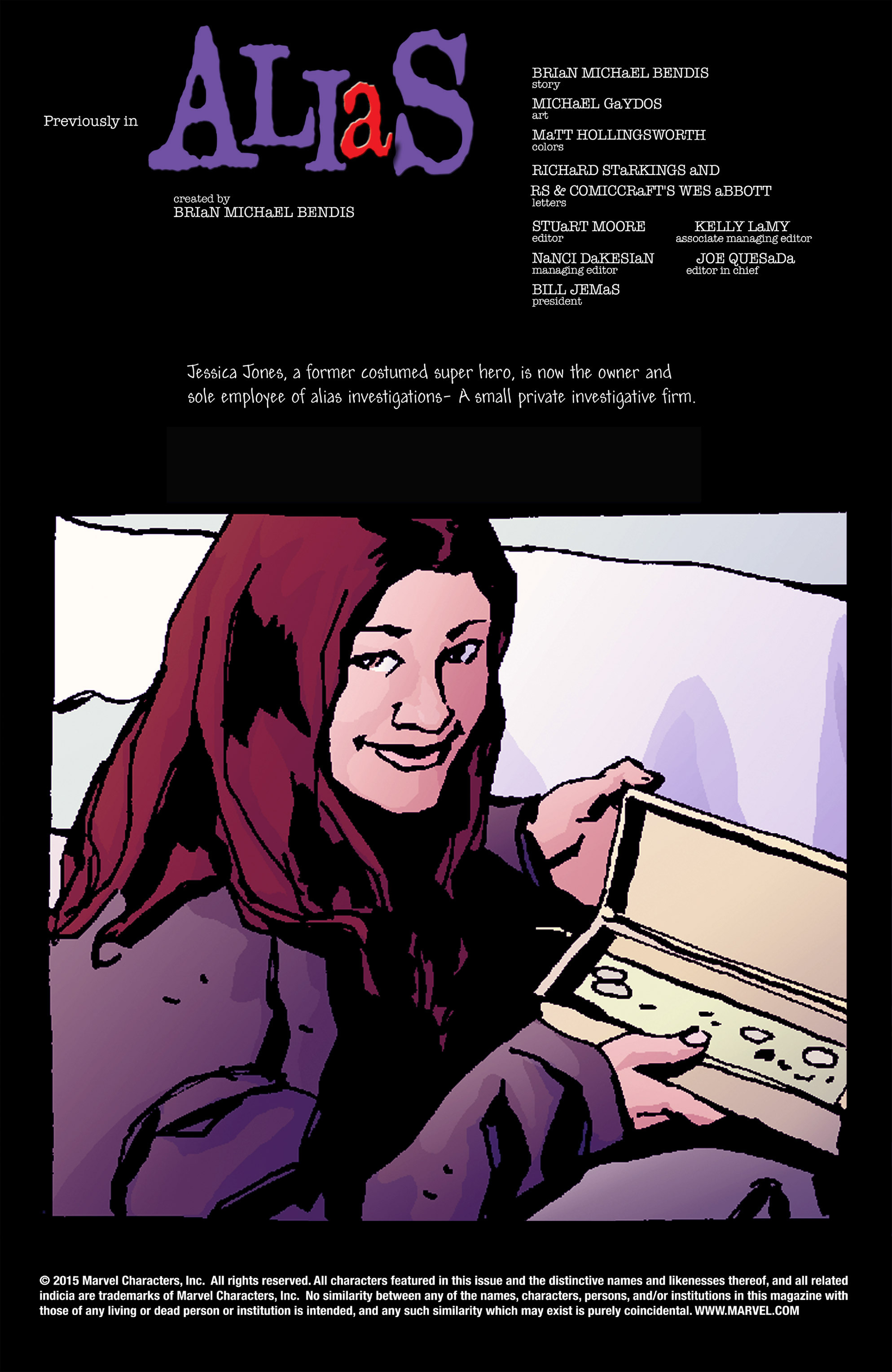 Read online Alias comic -  Issue #11 - 2