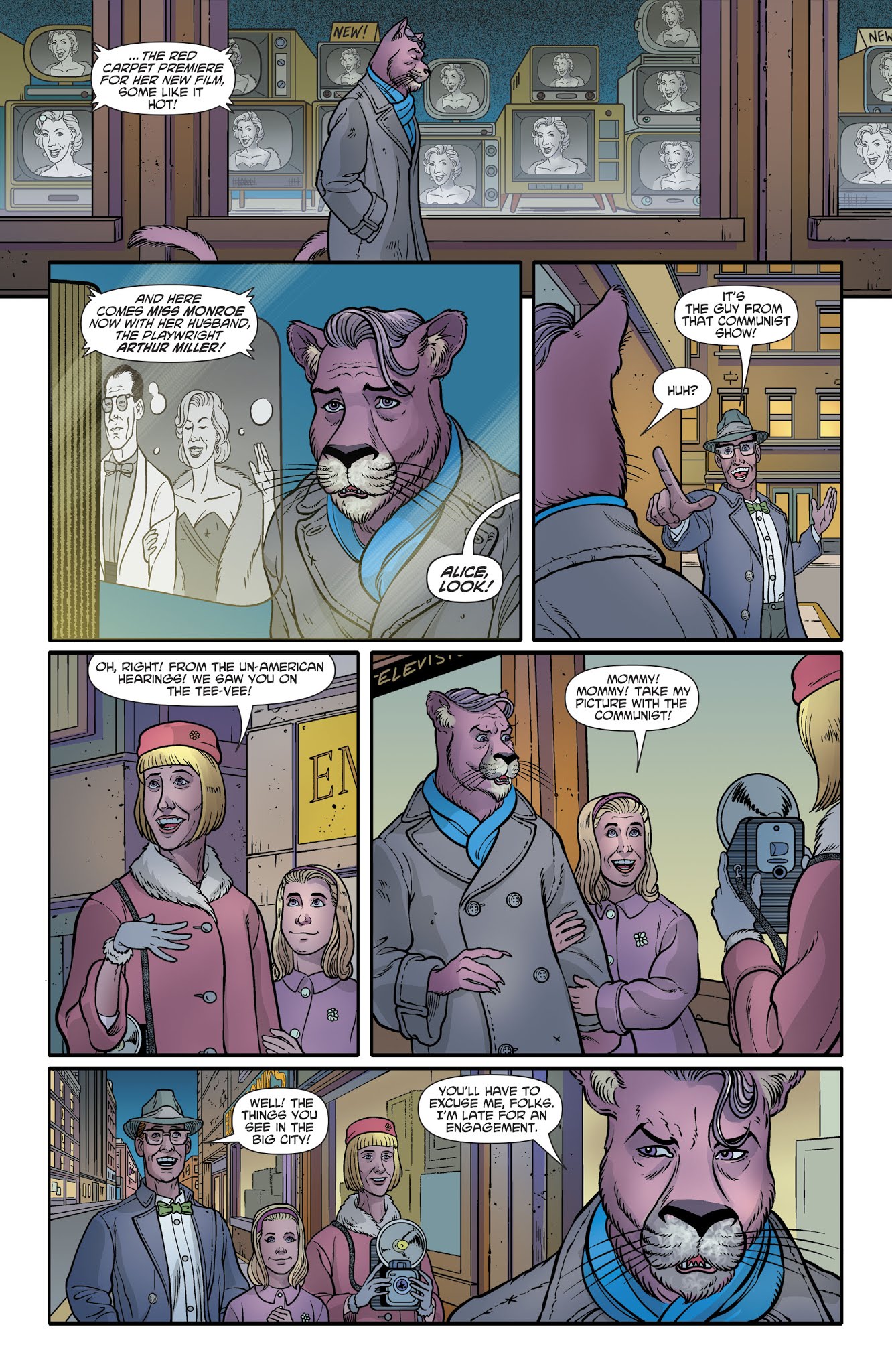 Read online Exit Stage Left: The Snagglepuss Chronicles comic -  Issue #6 - 9