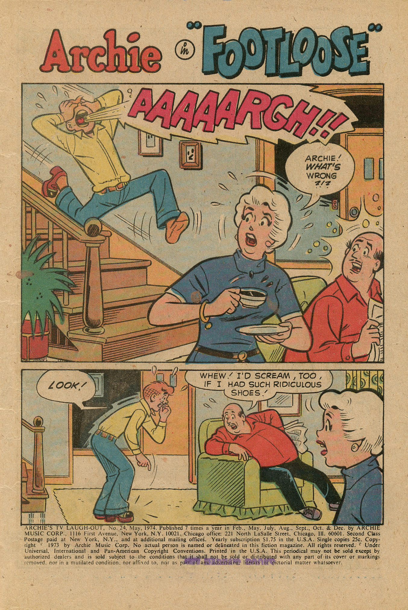 Read online Archie's TV Laugh-Out comic -  Issue #24 - 3