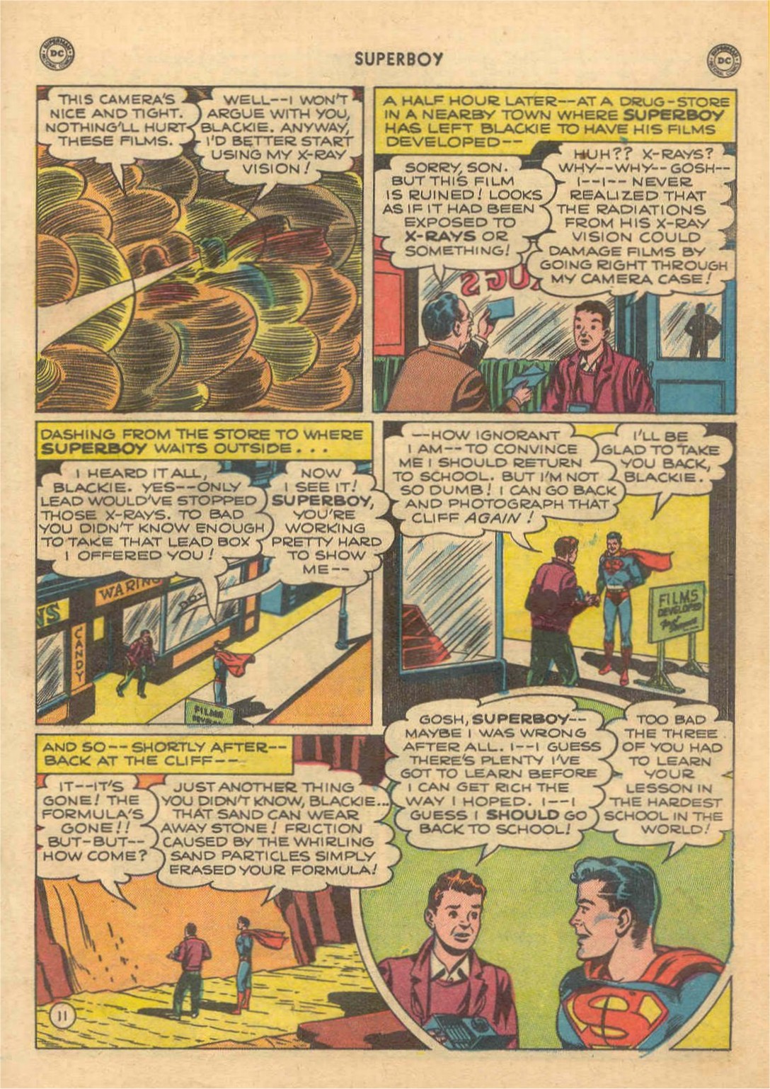 Read online Superboy (1949) comic -  Issue #10 - 24
