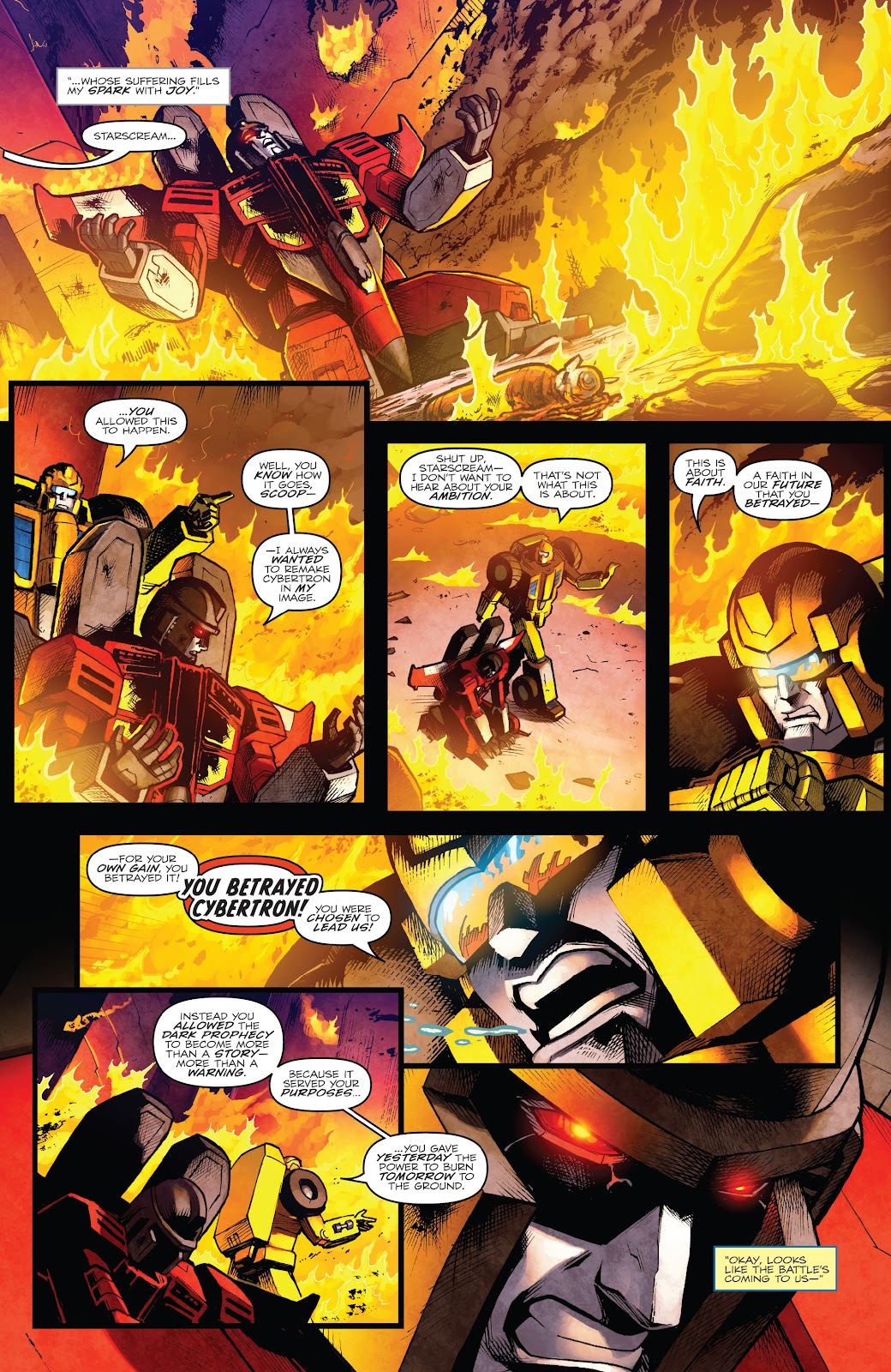The Transformers: Dark Cybertron Finale issue Full - Page 24
