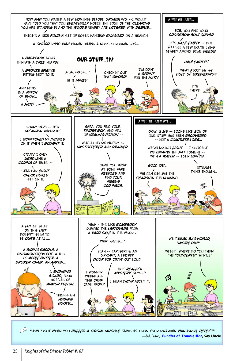 Read online Knights of the Dinner Table comic -  Issue #187 - 27