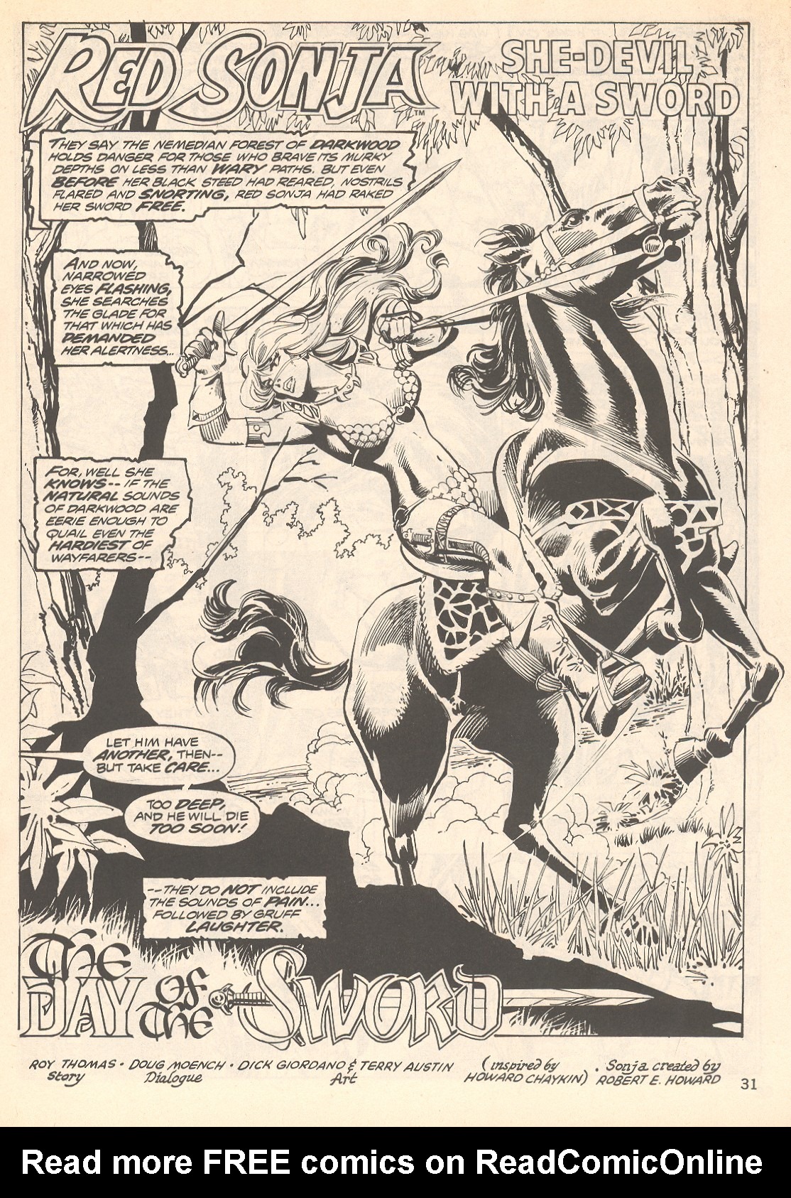 Read online The Savage Sword Of Conan comic -  Issue #78 - 31