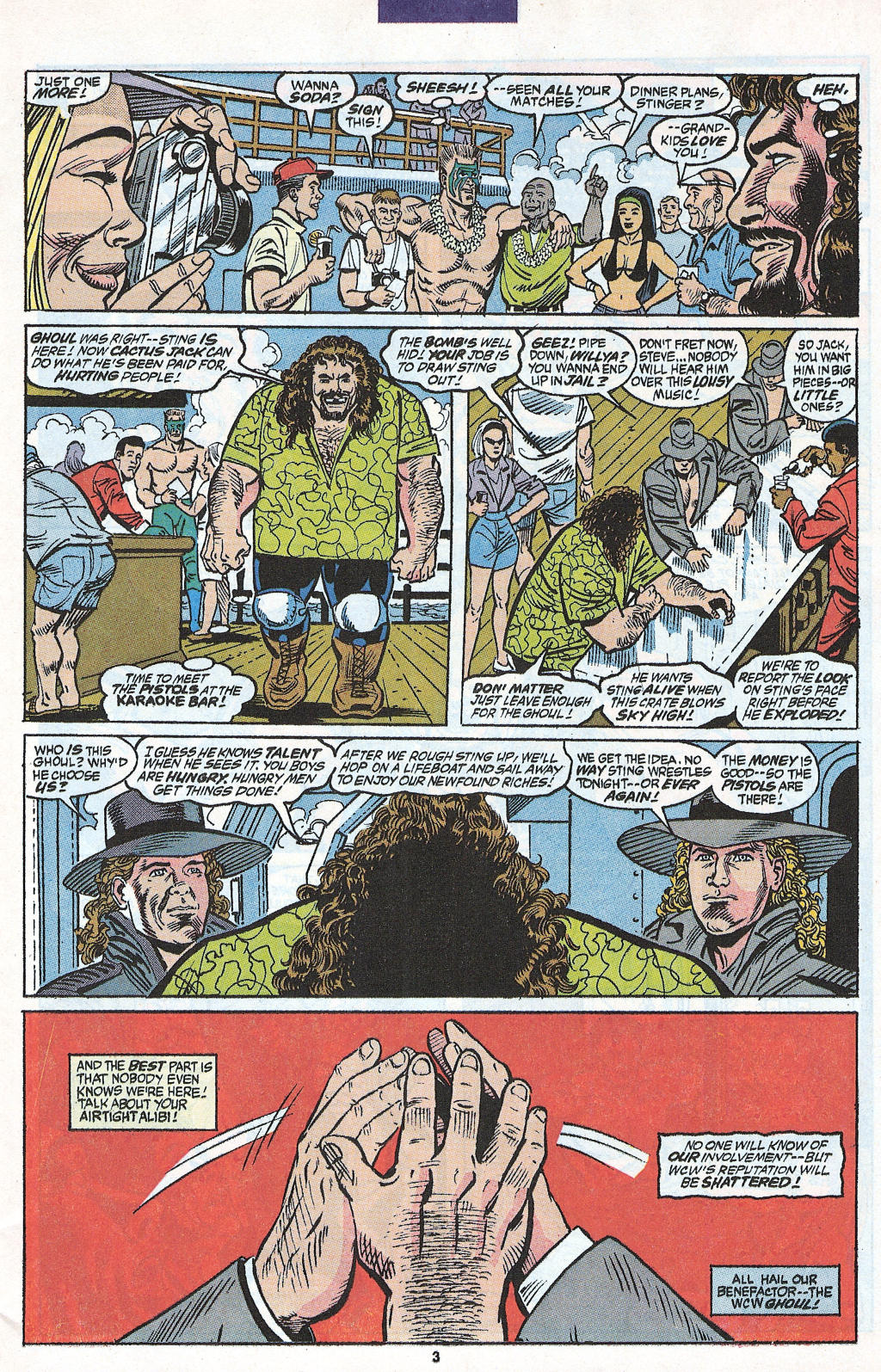 Read online WCW World Championship Wrestling comic -  Issue #3 - 5