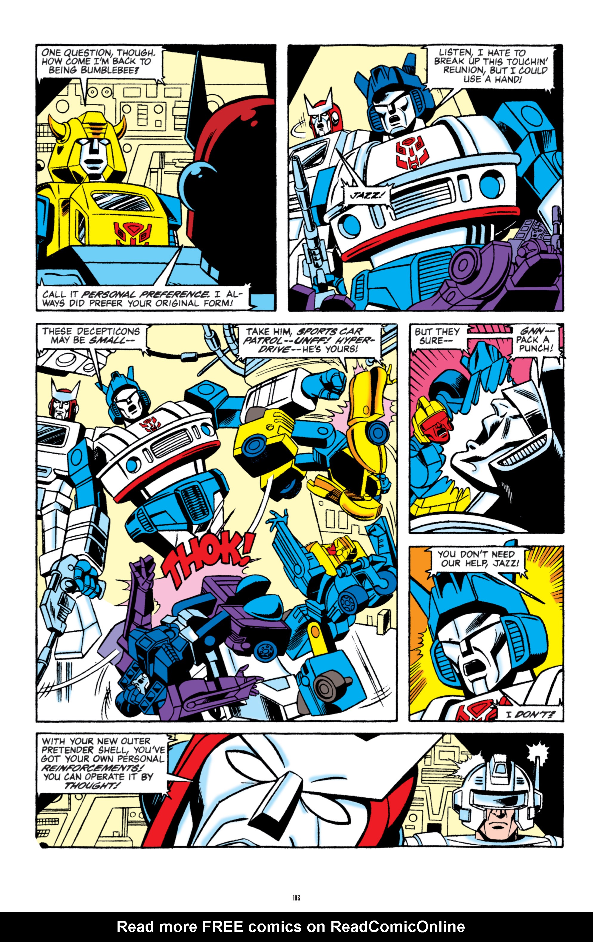 Read online The Transformers Classics comic -  Issue # TPB 5 - 184