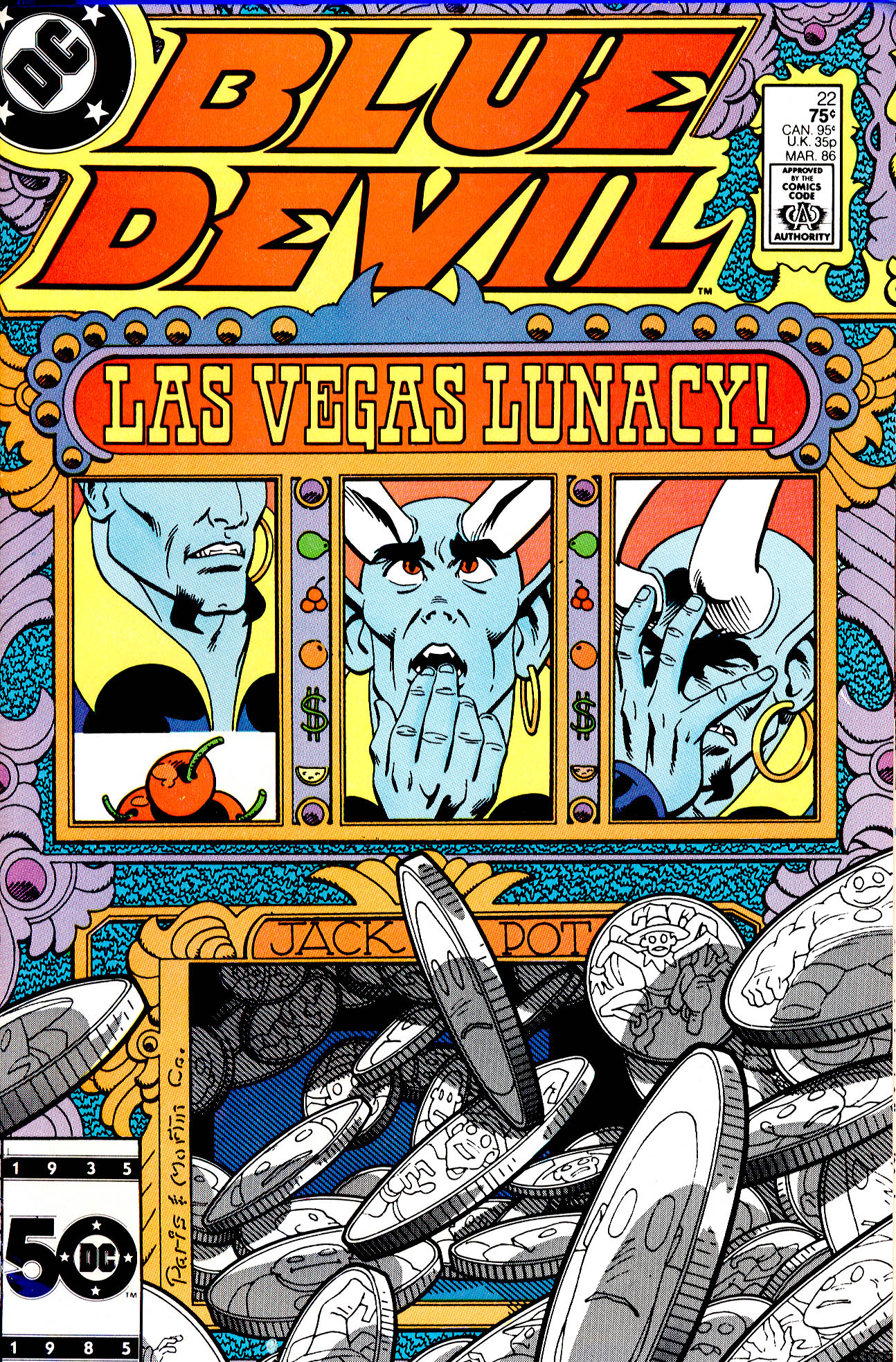Read online Blue Devil comic -  Issue #22 - 1