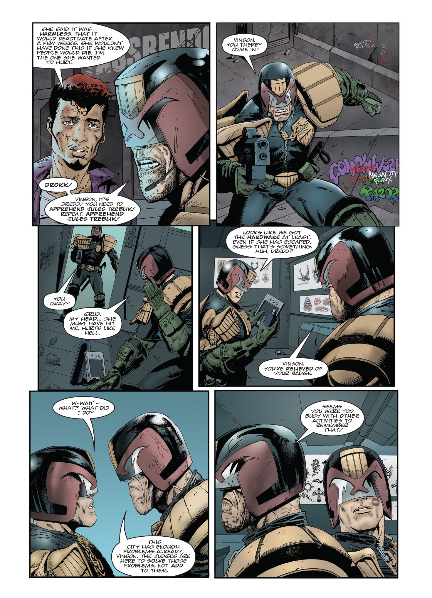 Read online Judge Dredd Megazine (Vol. 5) comic -  Issue #433 - 130