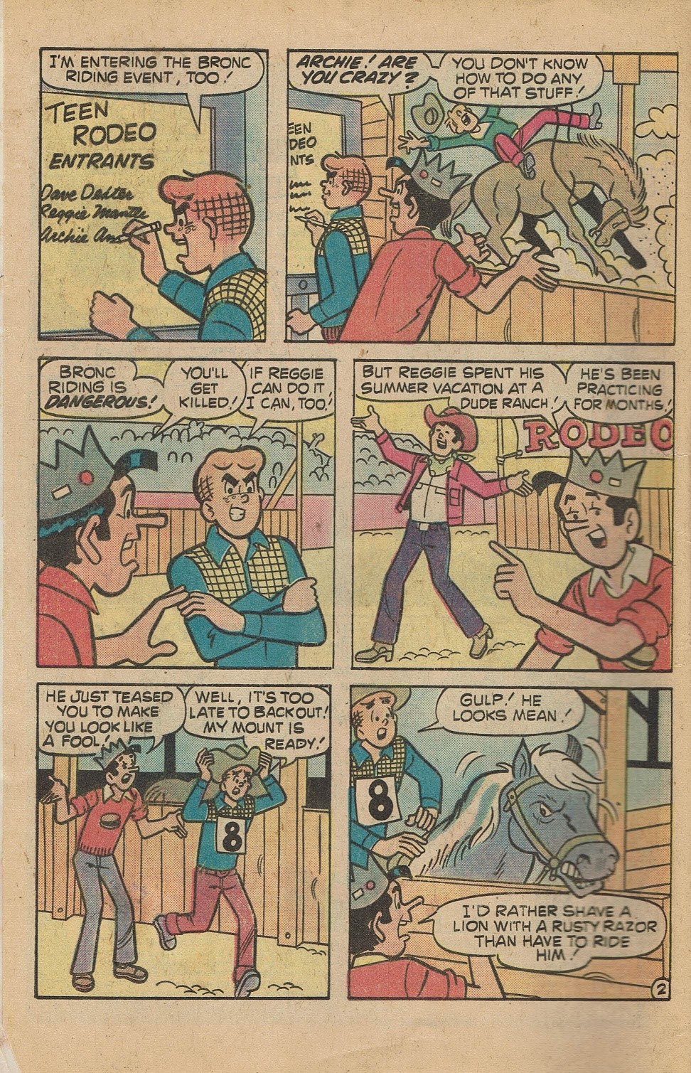 Read online Reggie and Me (1966) comic -  Issue #101 - 4