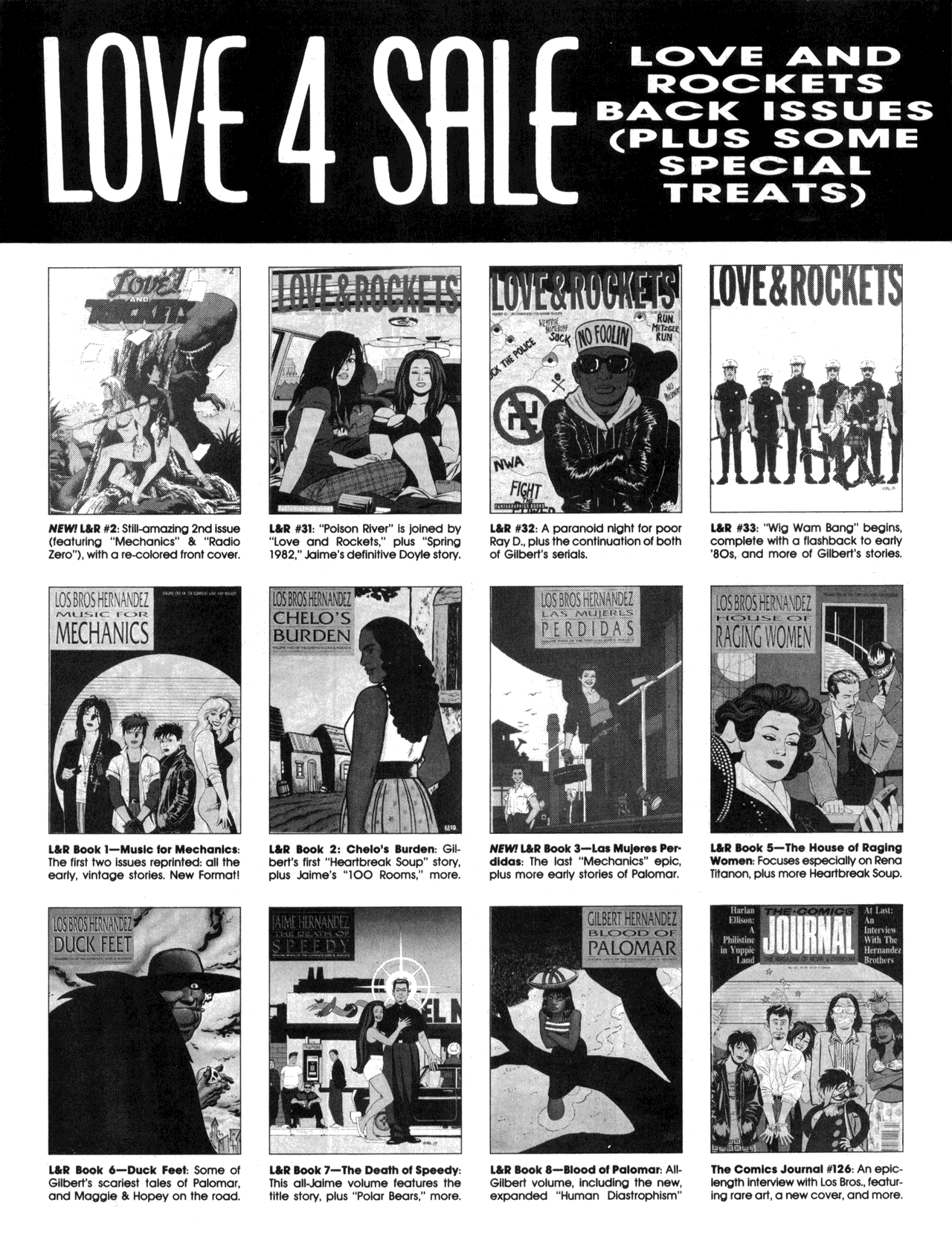 Read online Love and Rockets (1982) comic -  Issue #34 - 34