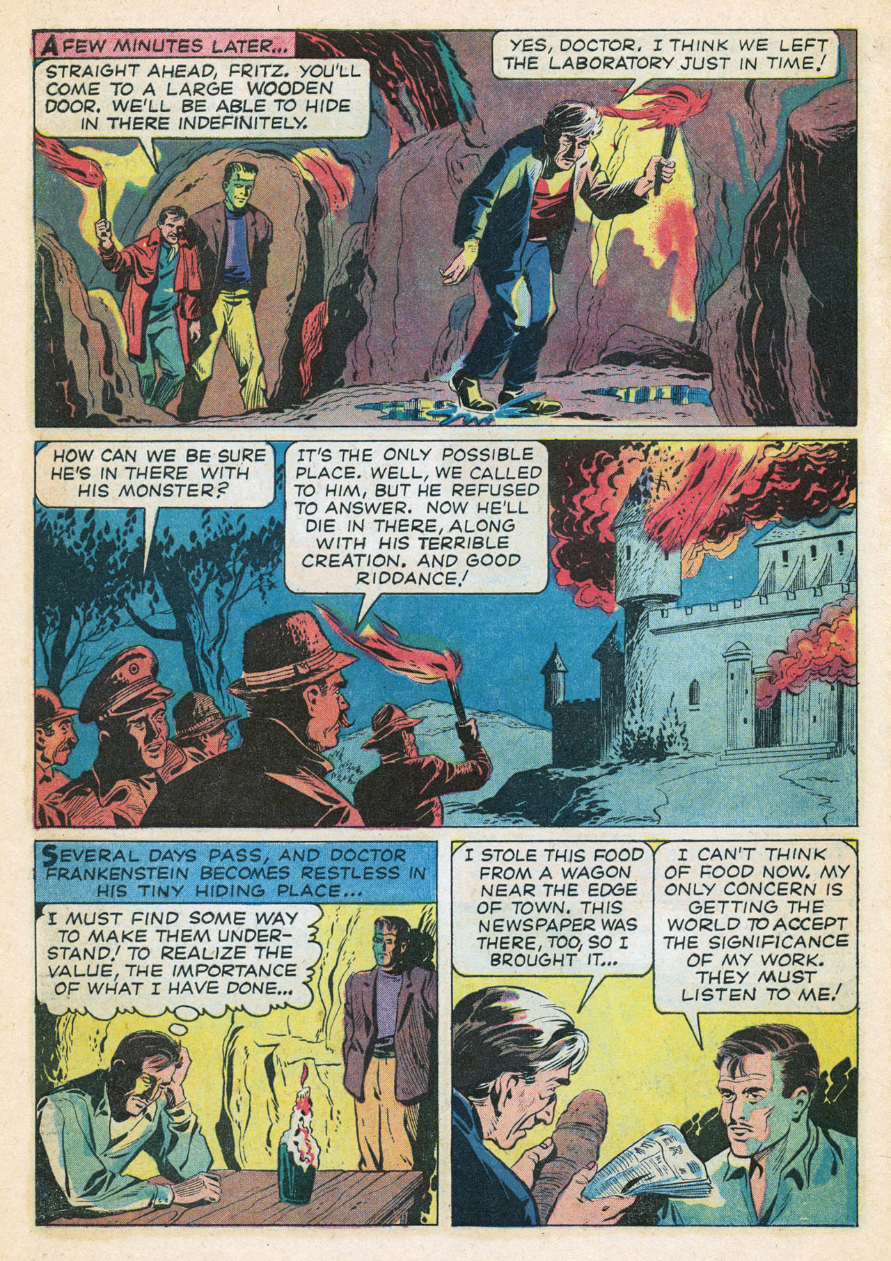 Read online Frankenstein (1964) comic -  Issue #1 - 14