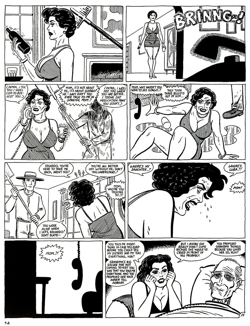 Read online Love and Rockets (1982) comic -  Issue #47 - 16