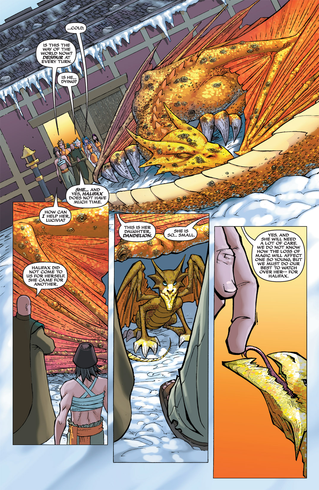 Read online Michael Turner's Soulfire: Dying Of The Light comic -  Issue #4 - 6