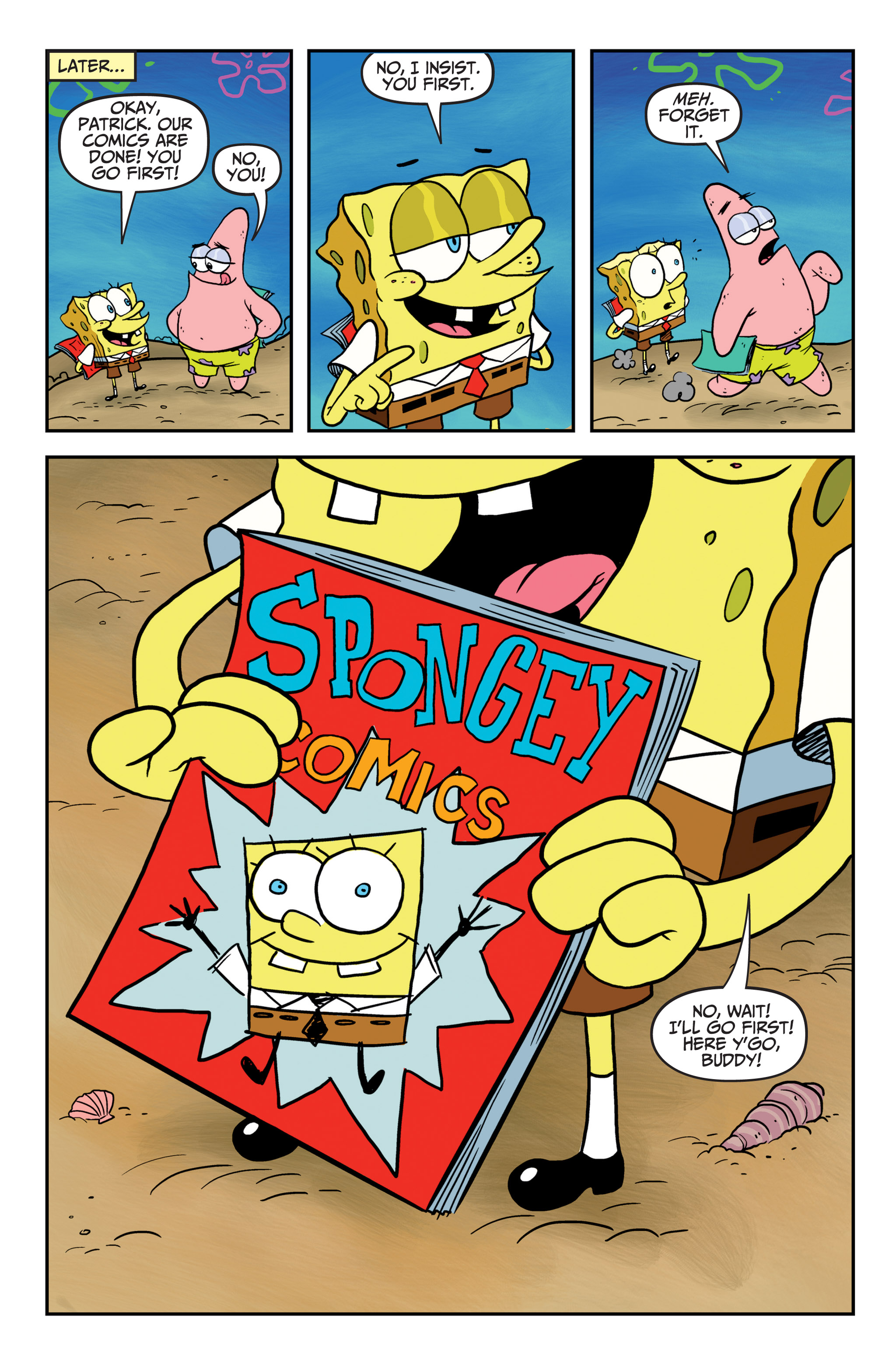 Read online Free Comic Book Day 2014 comic -  Issue # SpongeBob Freestyle Funnies 2014 - 27