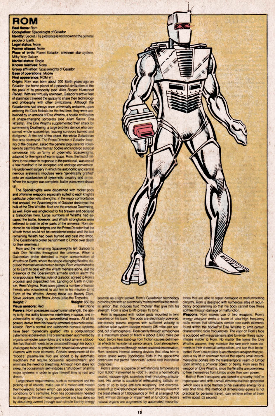 Read online The Official Handbook of the Marvel Universe comic -  Issue #9 - 14