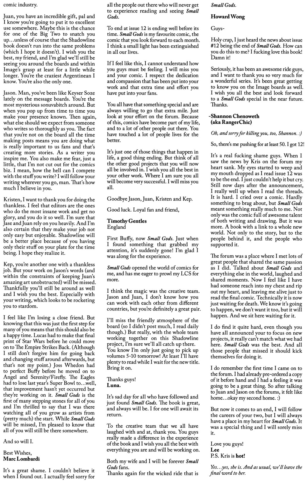 Read online Small Gods comic -  Issue #12 - 31